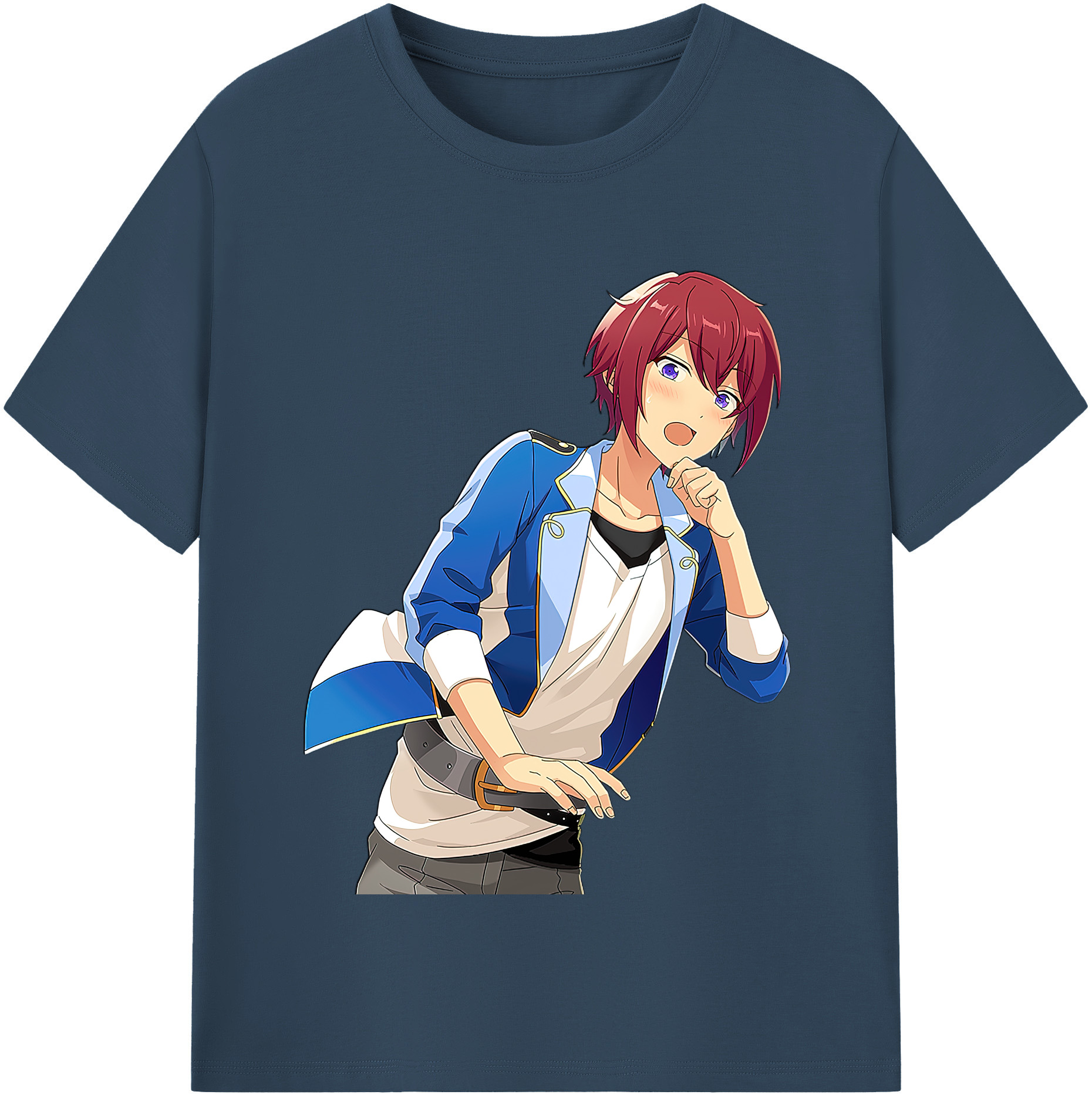 （画像用） あんさんぶるスターズ! Ensemble Stars レディースカジュアルプリントTシャツ（綿100％）
