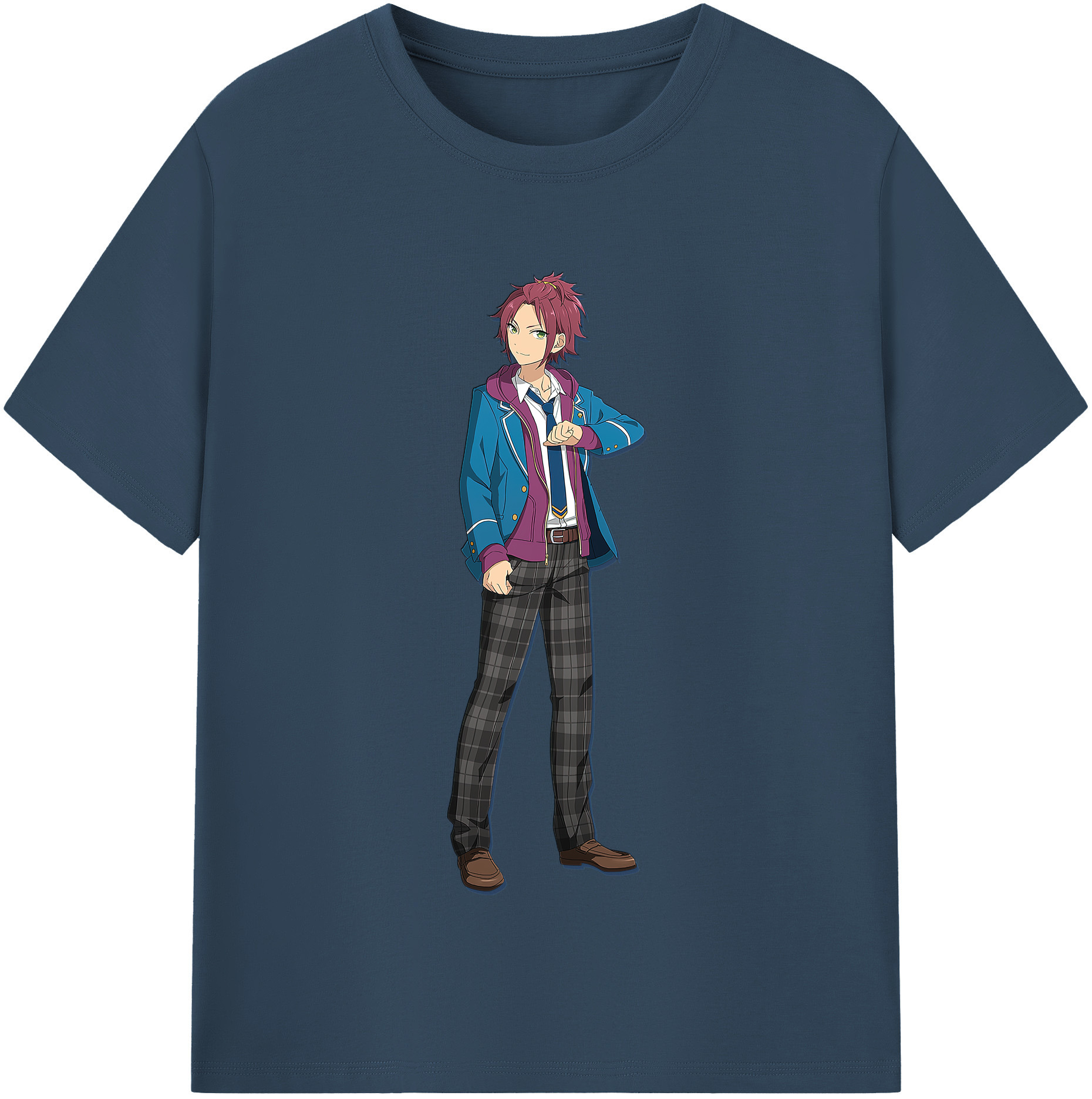 （画像用） あんさんぶるスターズ! Ensemble Stars レディースカジュアルプリントTシャツ（綿100％）
