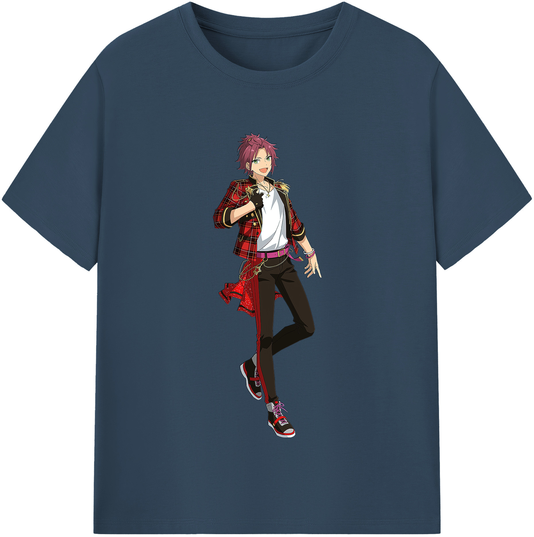 （画像用） あんさんぶるスターズ! Ensemble Stars レディースカジュアルプリントTシャツ（綿100％）