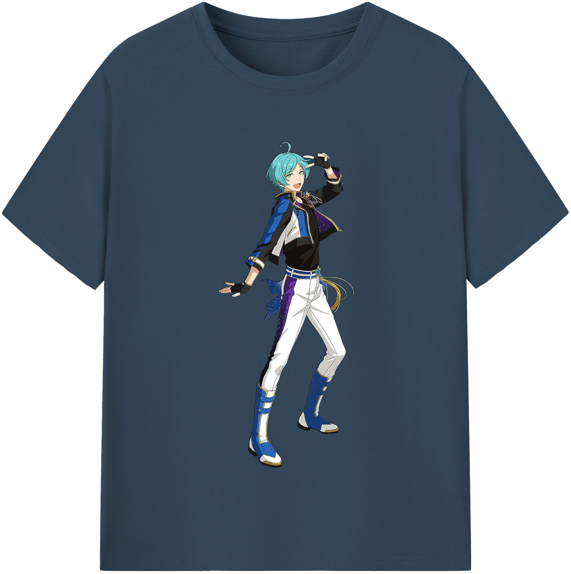（画像用） あんさんぶるスターズ! Ensemble Stars レディースカジュアルプリントTシャツ（綿100％）