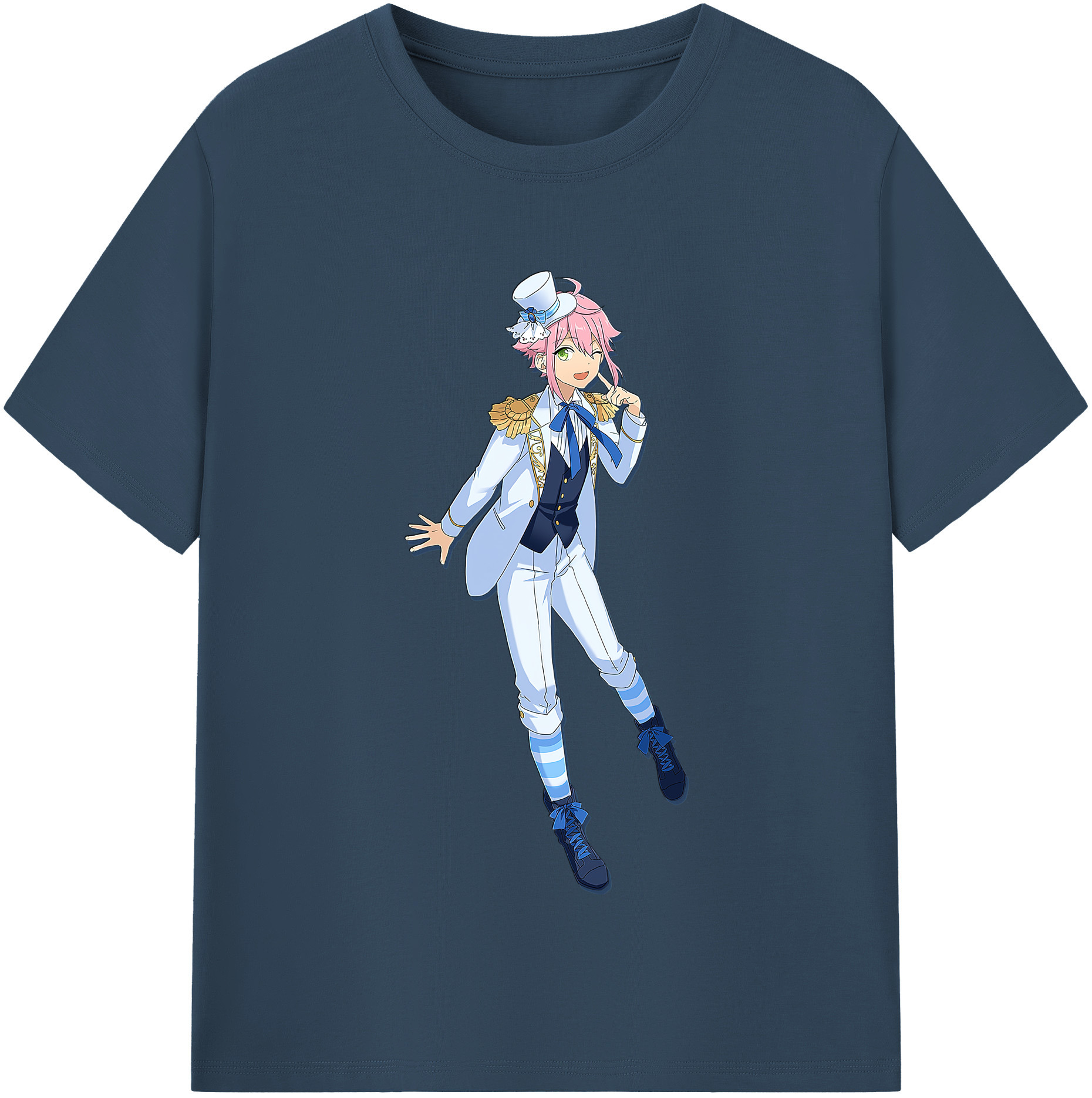（画像用） あんさんぶるスターズ! Ensemble Stars レディースカジュアルプリントTシャツ（綿100％）