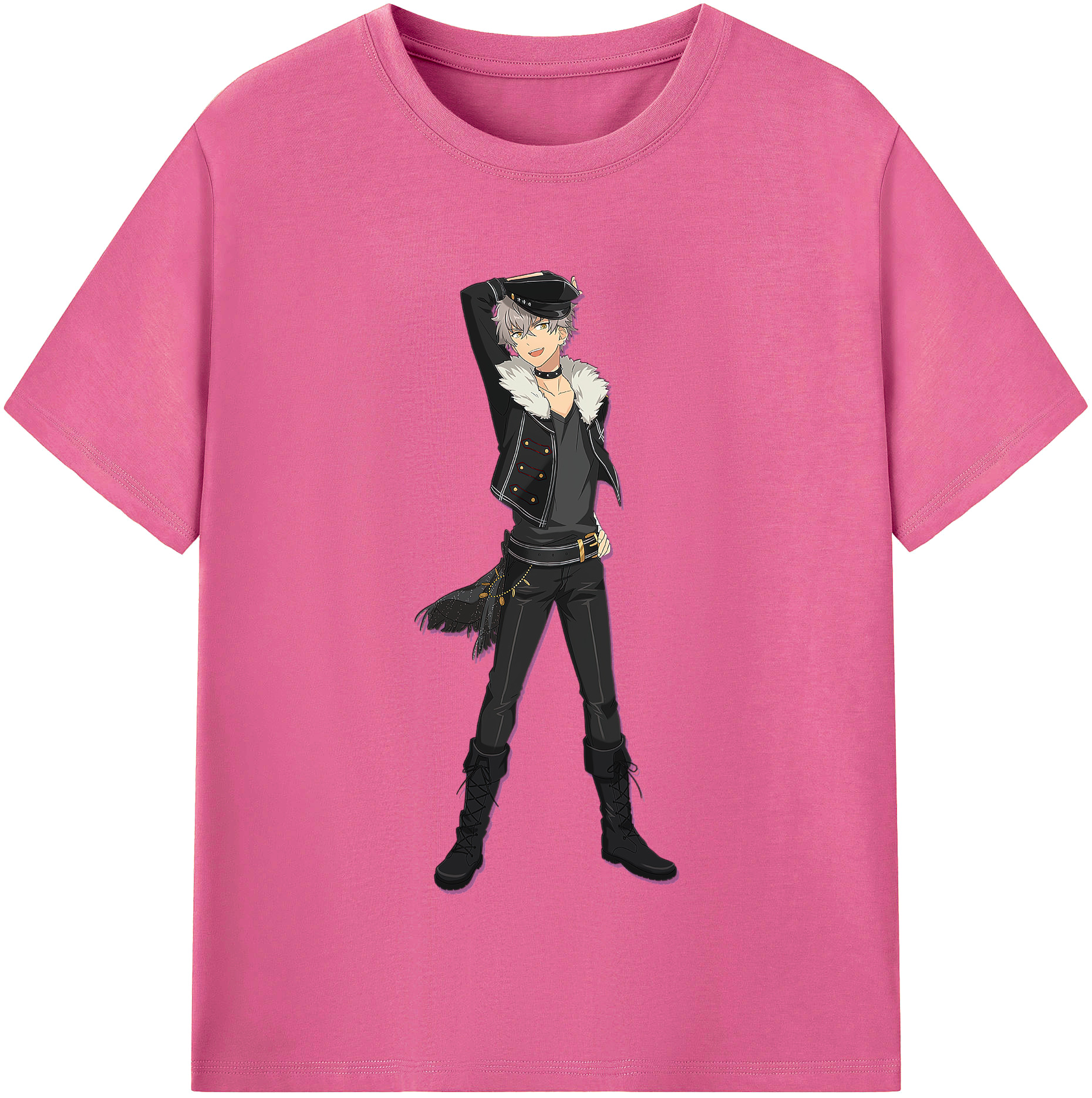 （画像用） あんさんぶるスターズ! Ensemble Stars レディースカジュアルプリントTシャツ（綿100％）