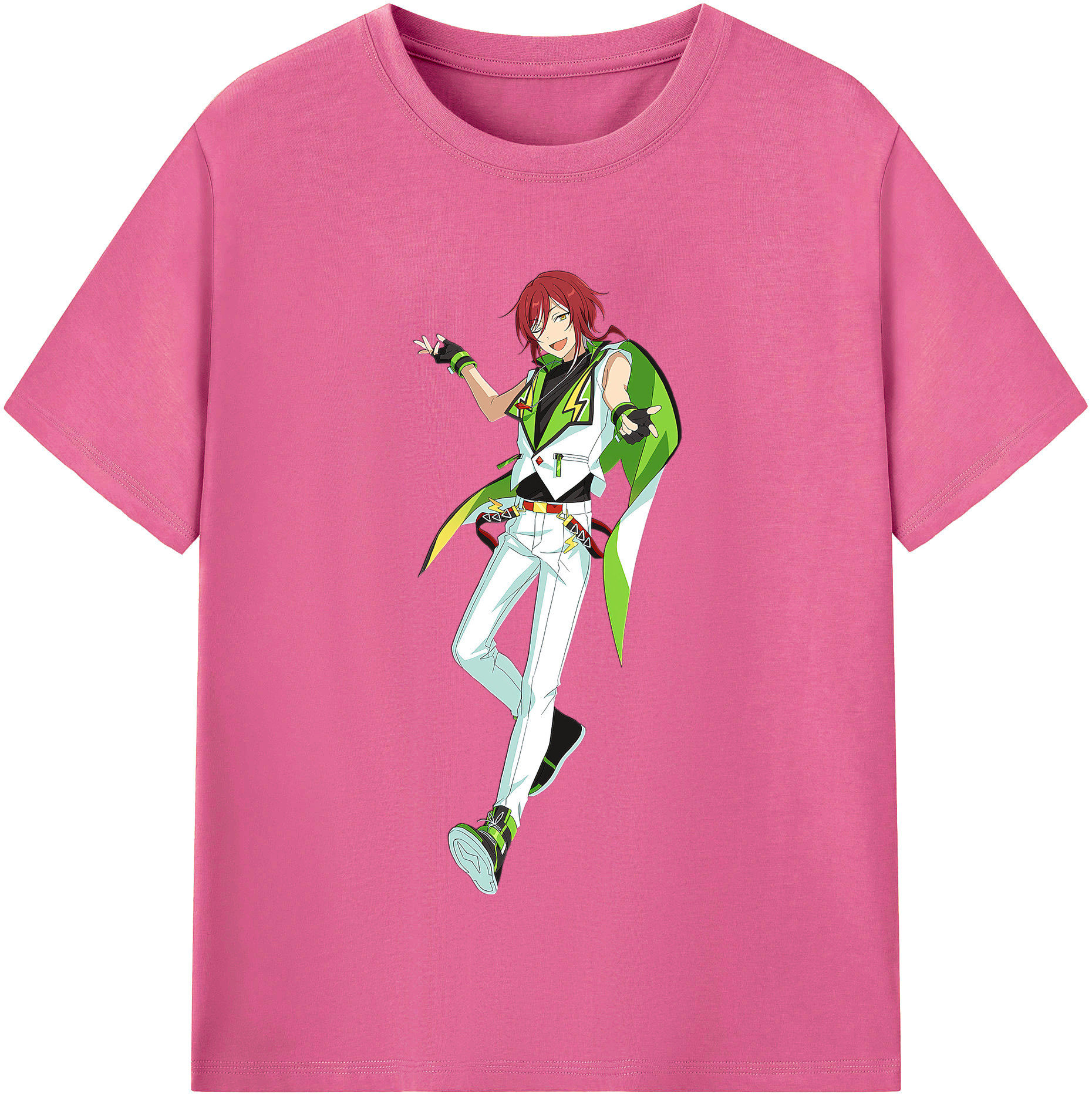 （画像用） あんさんぶるスターズ! Ensemble Stars レディースカジュアルプリントTシャツ（綿100％）