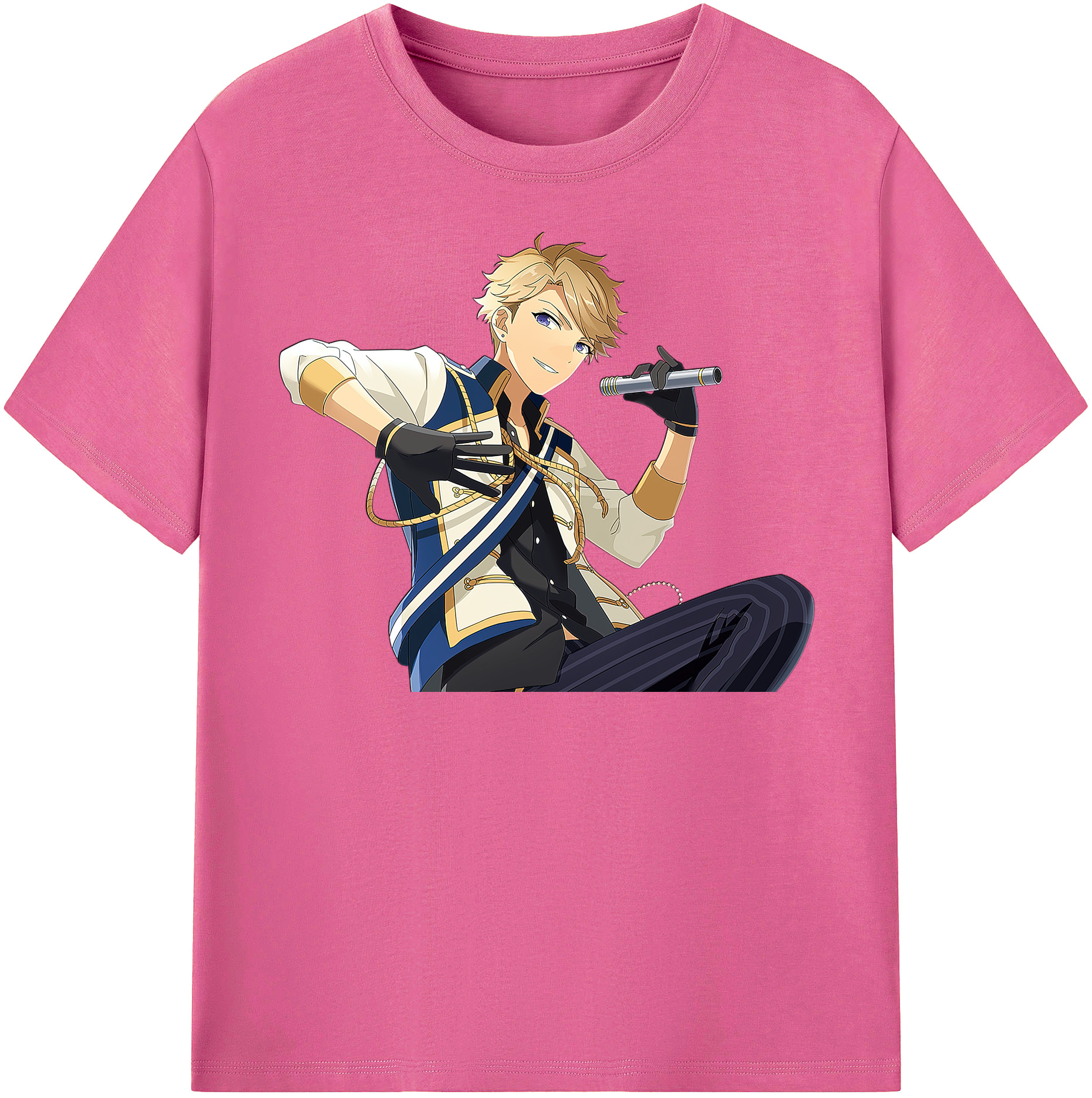 （画像用） あんさんぶるスターズ! Ensemble Stars レディースカジュアルプリントTシャツ（綿100％）
