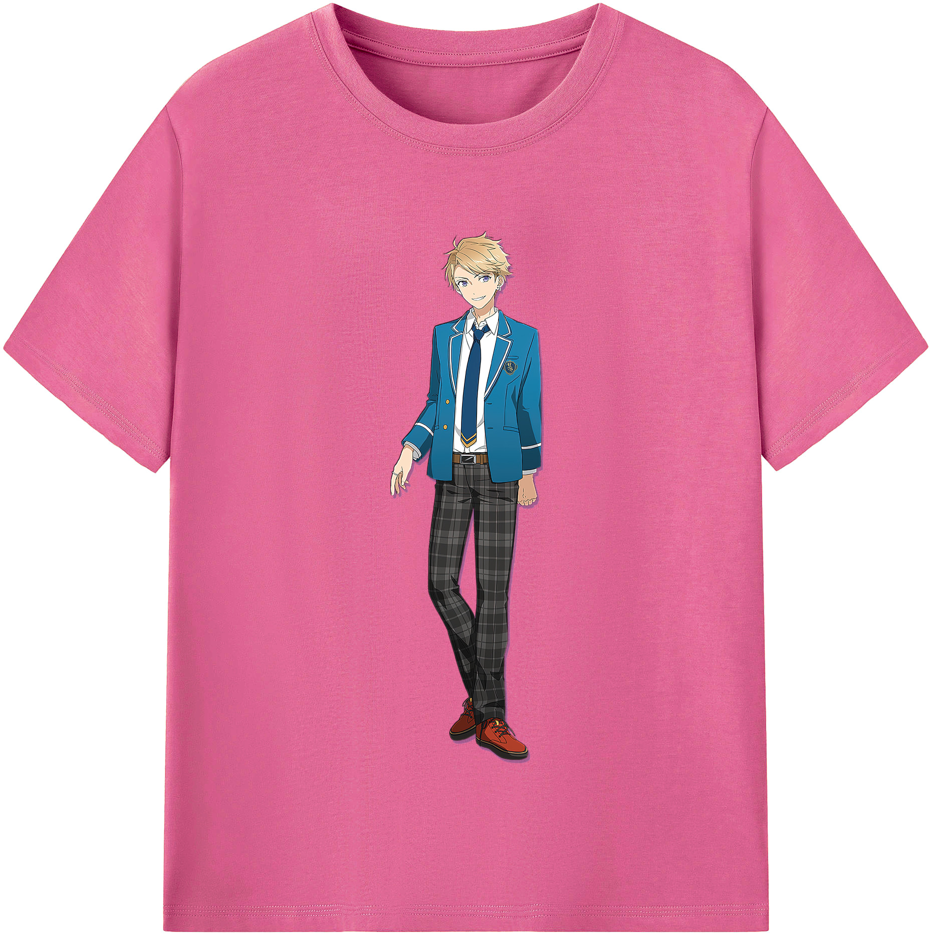 （画像用） あんさんぶるスターズ! Ensemble Stars レディースカジュアルプリントTシャツ（綿100％）