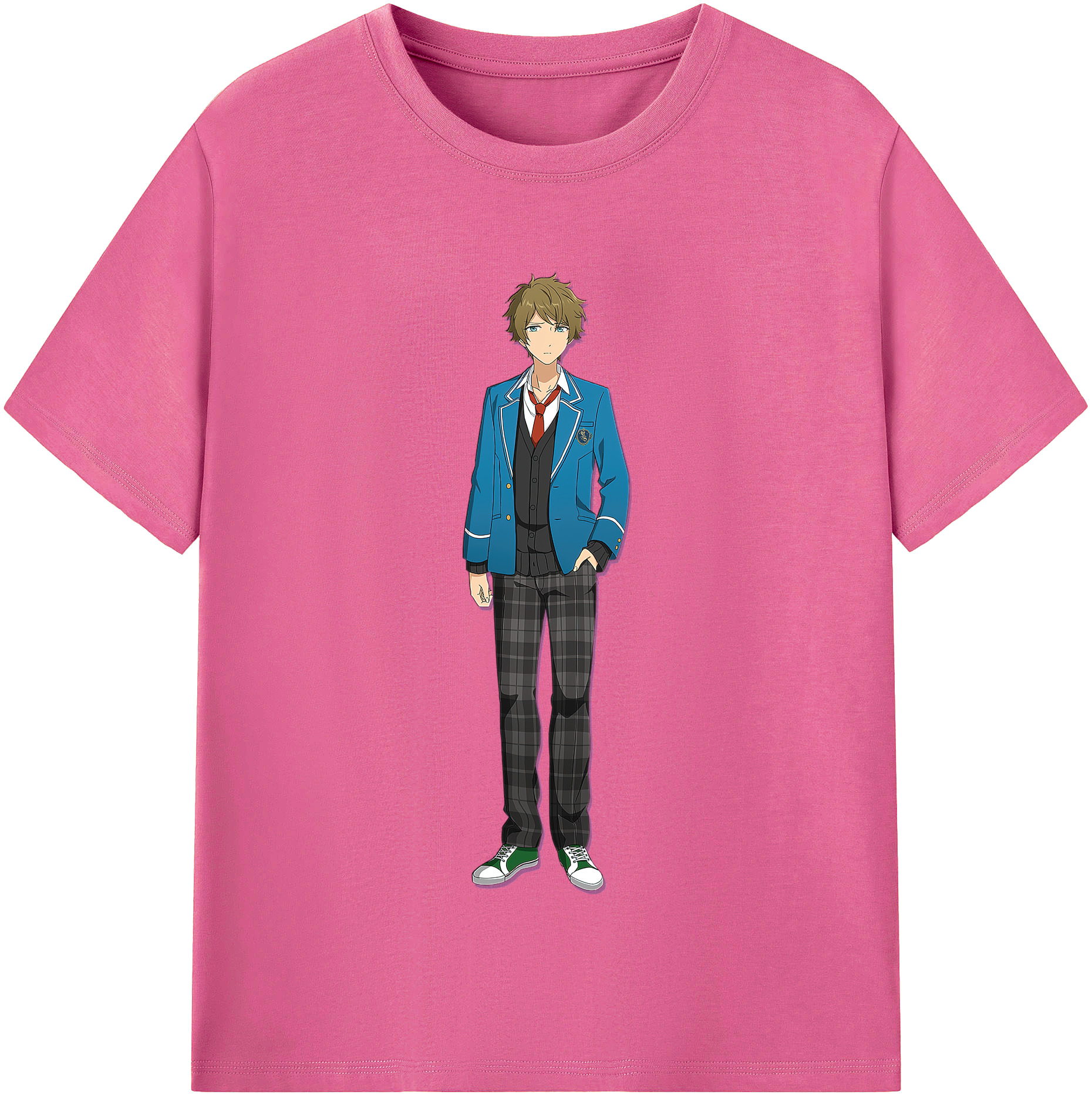 （画像用） あんさんぶるスターズ! Ensemble Stars レディースカジュアルプリントTシャツ（綿100％）