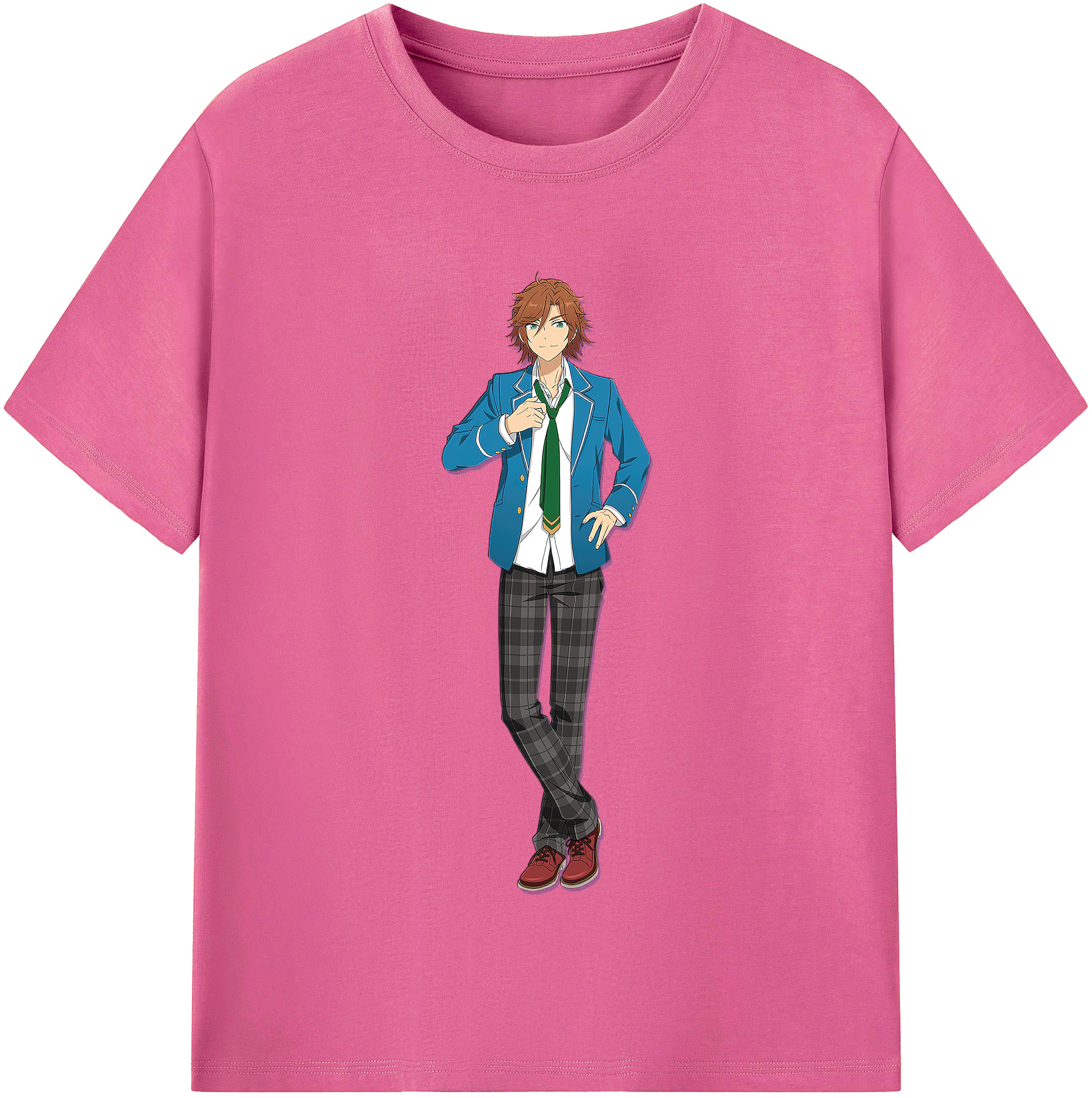 （画像用） あんさんぶるスターズ! Ensemble Stars レディースカジュアルプリントTシャツ（綿100％）