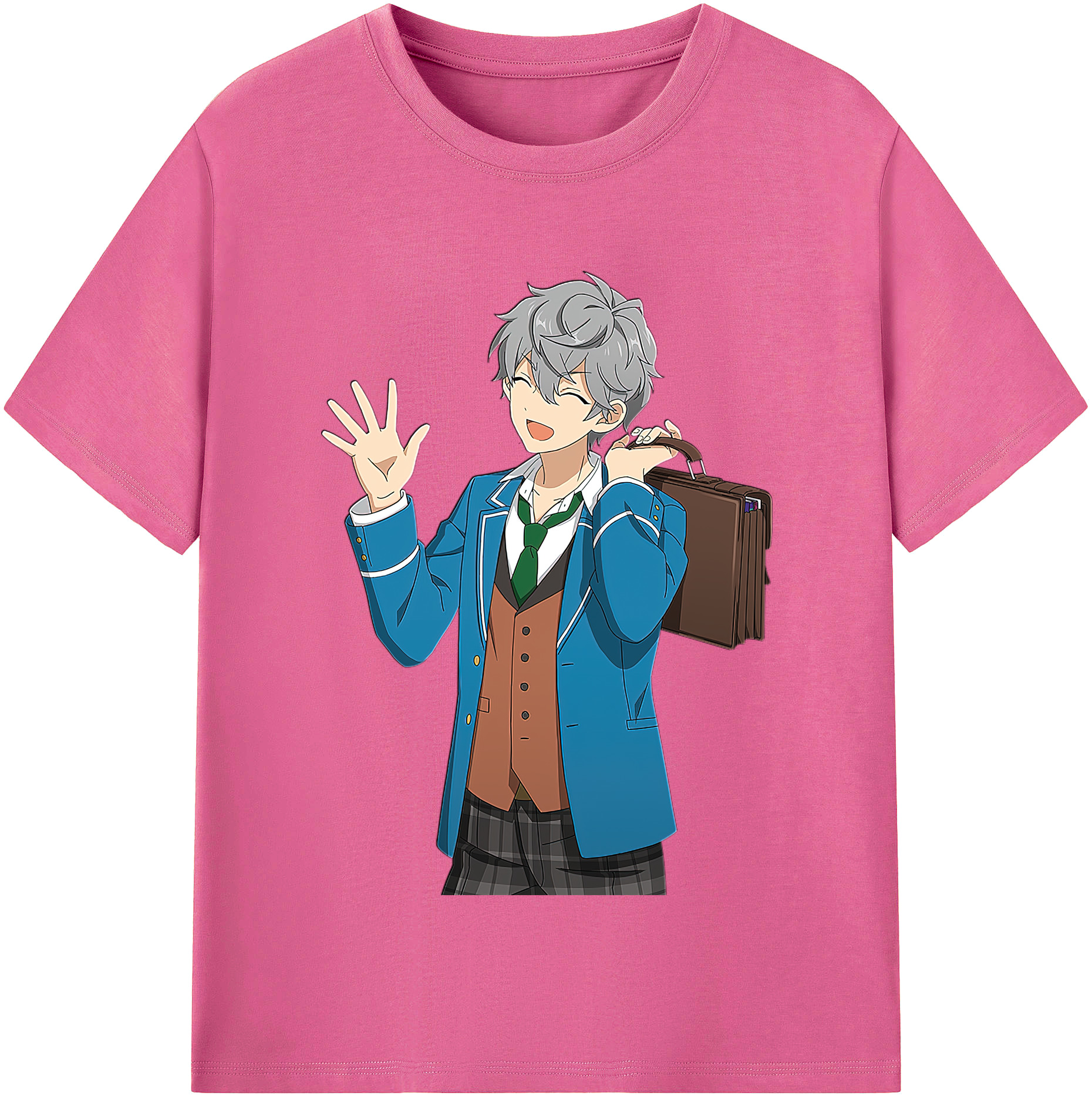 （画像用） あんさんぶるスターズ! Ensemble Stars レディースカジュアルプリントTシャツ（綿100％）