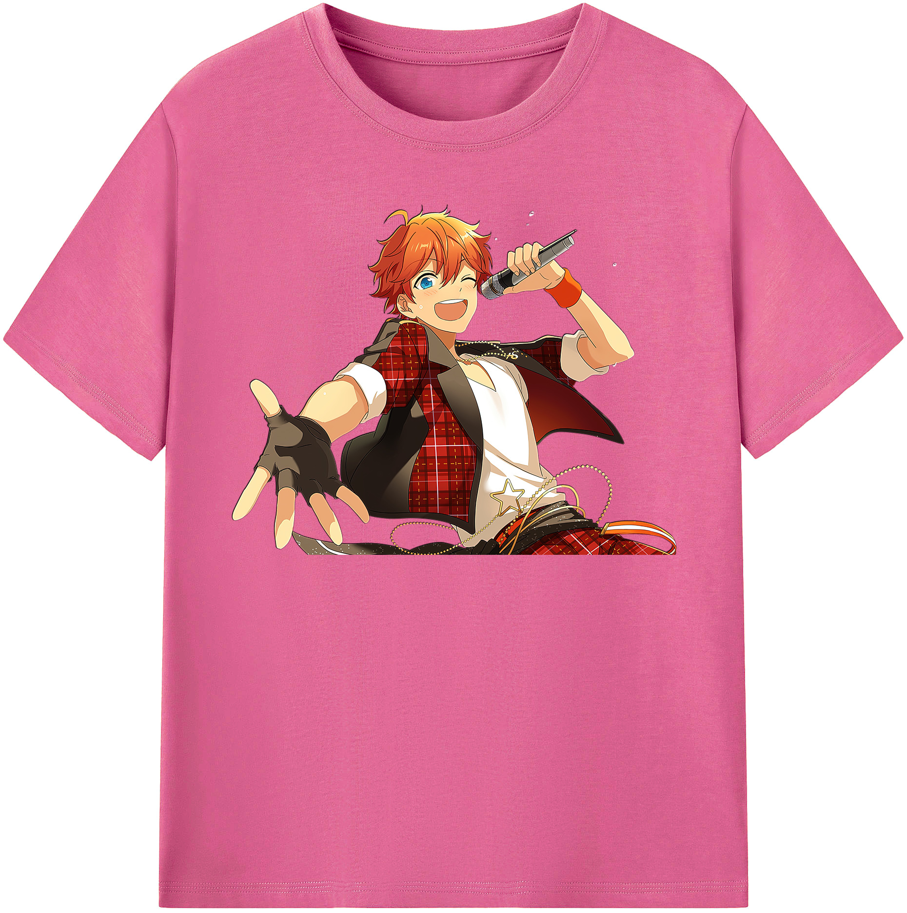 （画像用） あんさんぶるスターズ! Ensemble Stars レディースカジュアルプリントTシャツ（綿100％）