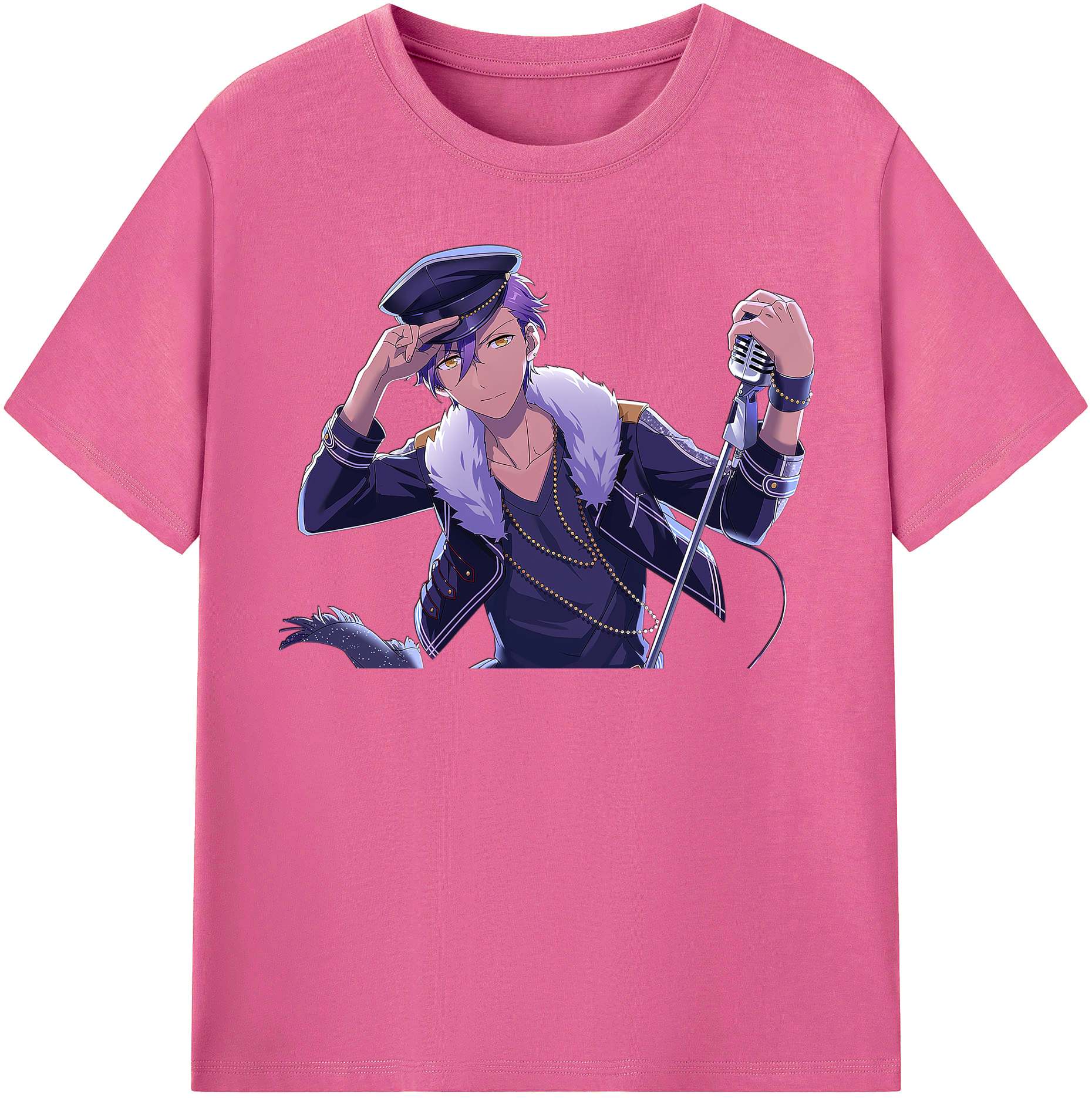 （画像用） あんさんぶるスターズ! Ensemble Stars レディースカジュアルプリントTシャツ（綿100％）