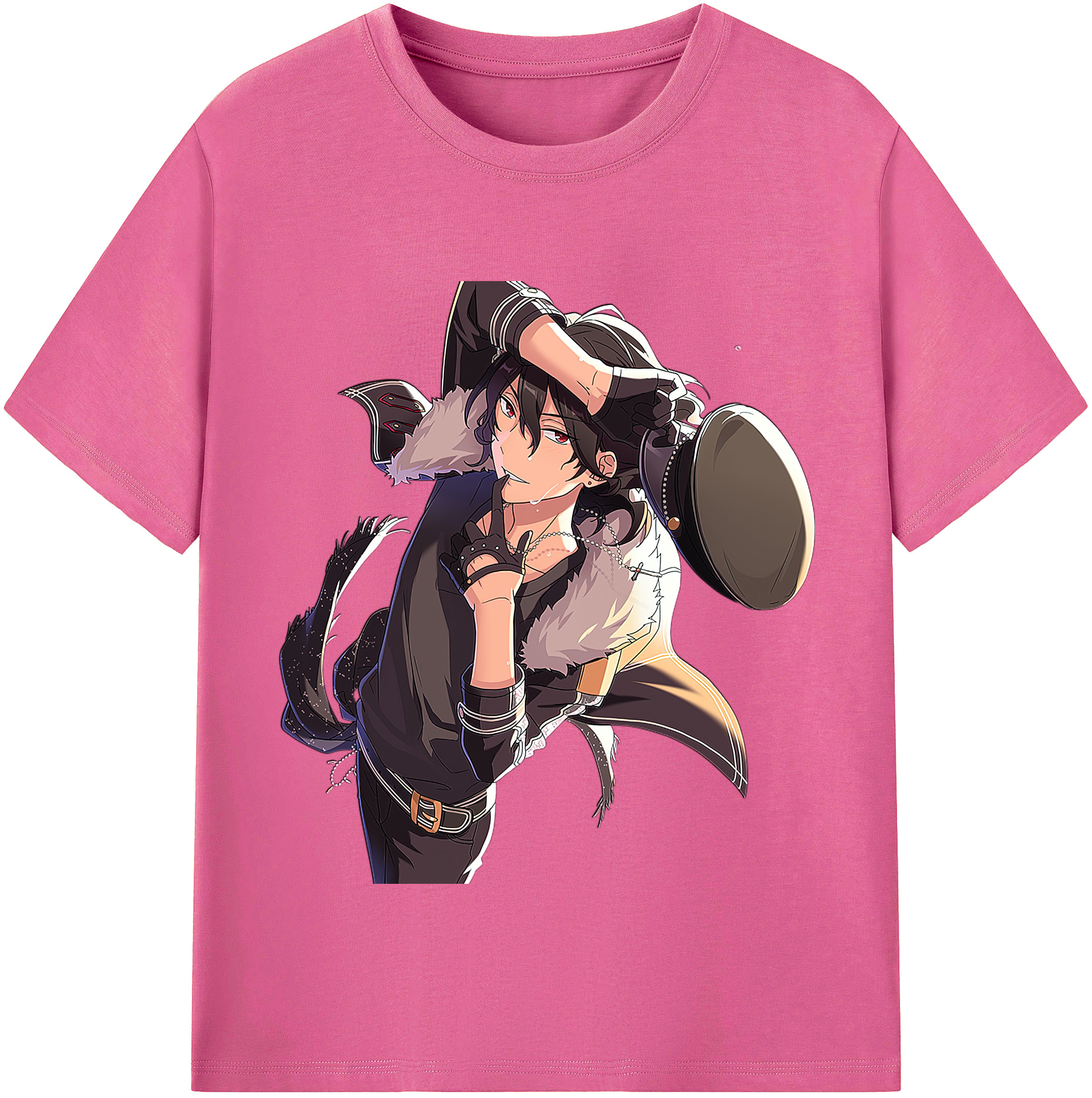 （画像用） あんさんぶるスターズ! Ensemble Stars レディースカジュアルプリントTシャツ（綿100％）