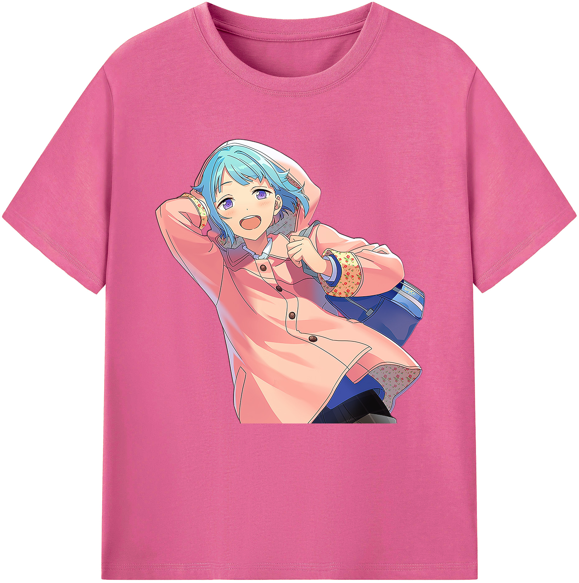 （画像用） あんさんぶるスターズ! Ensemble Stars レディースカジュアルプリントTシャツ（綿100％）