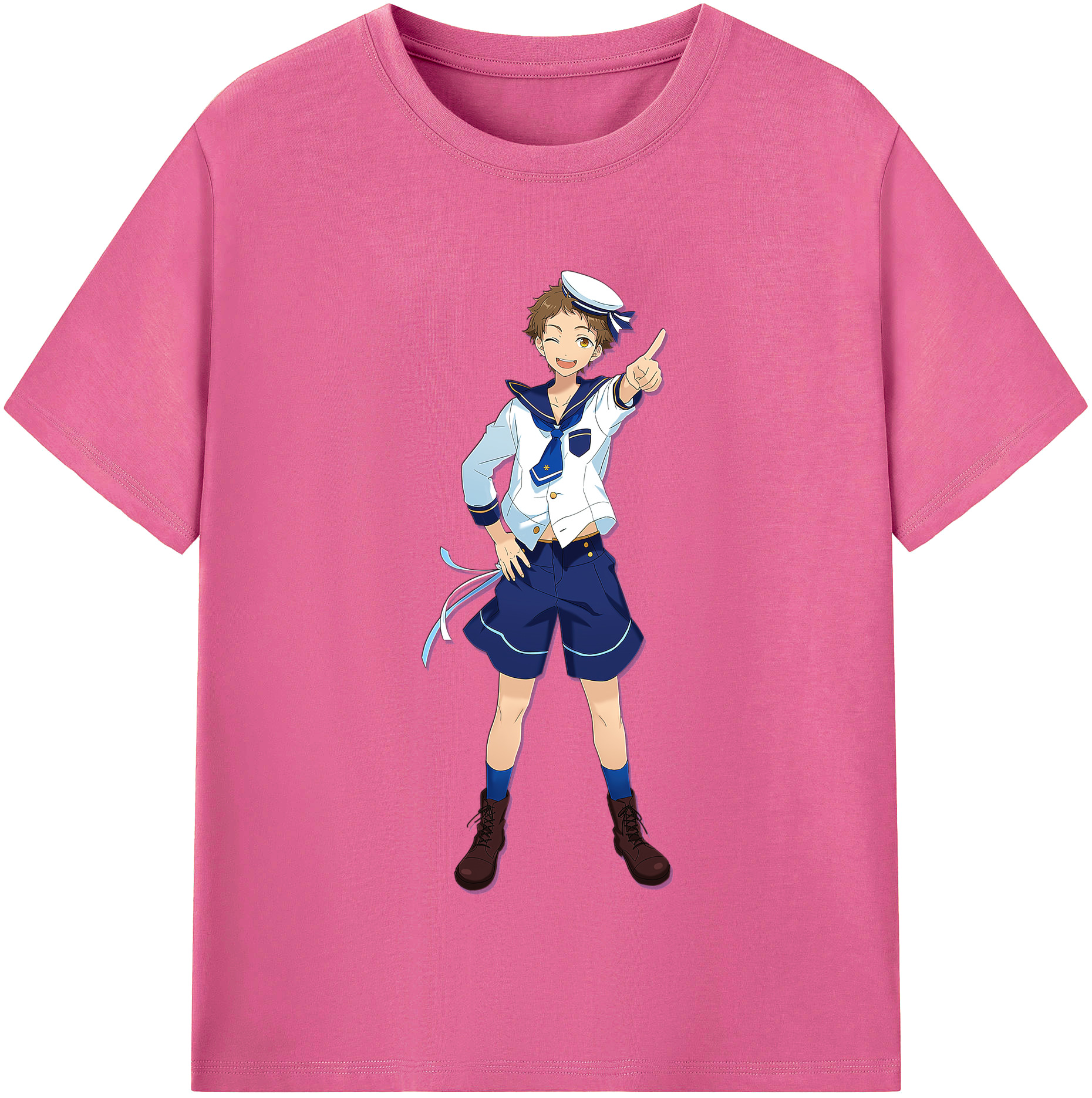 （画像用） あんさんぶるスターズ! Ensemble Stars レディースカジュアルプリントTシャツ（綿100％）
