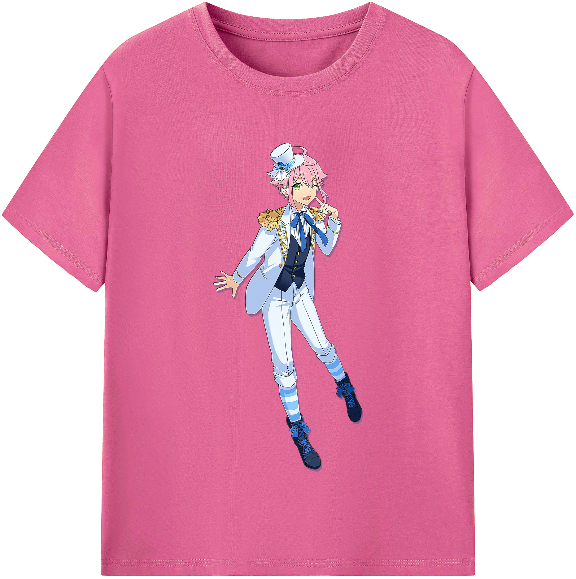 （画像用） あんさんぶるスターズ! Ensemble Stars レディースカジュアルプリントTシャツ（綿100％）