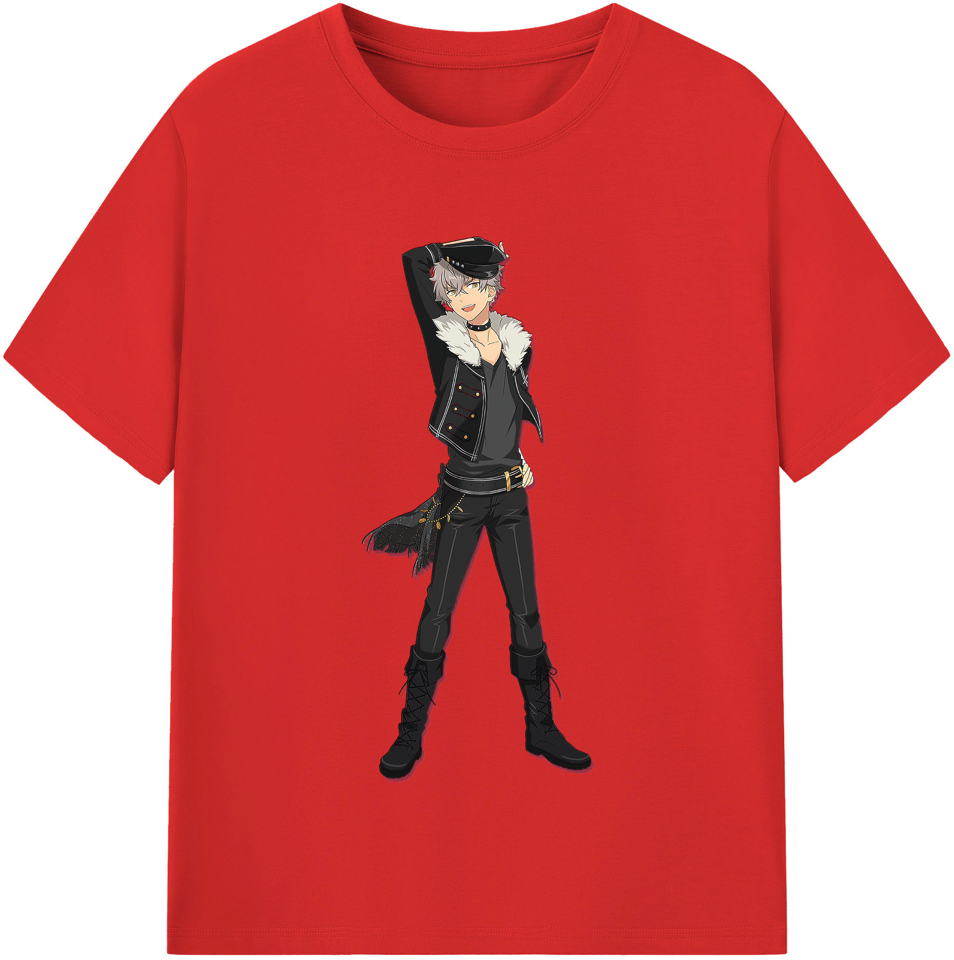 （画像用） あんさんぶるスターズ! Ensemble Stars レディースカジュアルプリントTシャツ（綿100％）