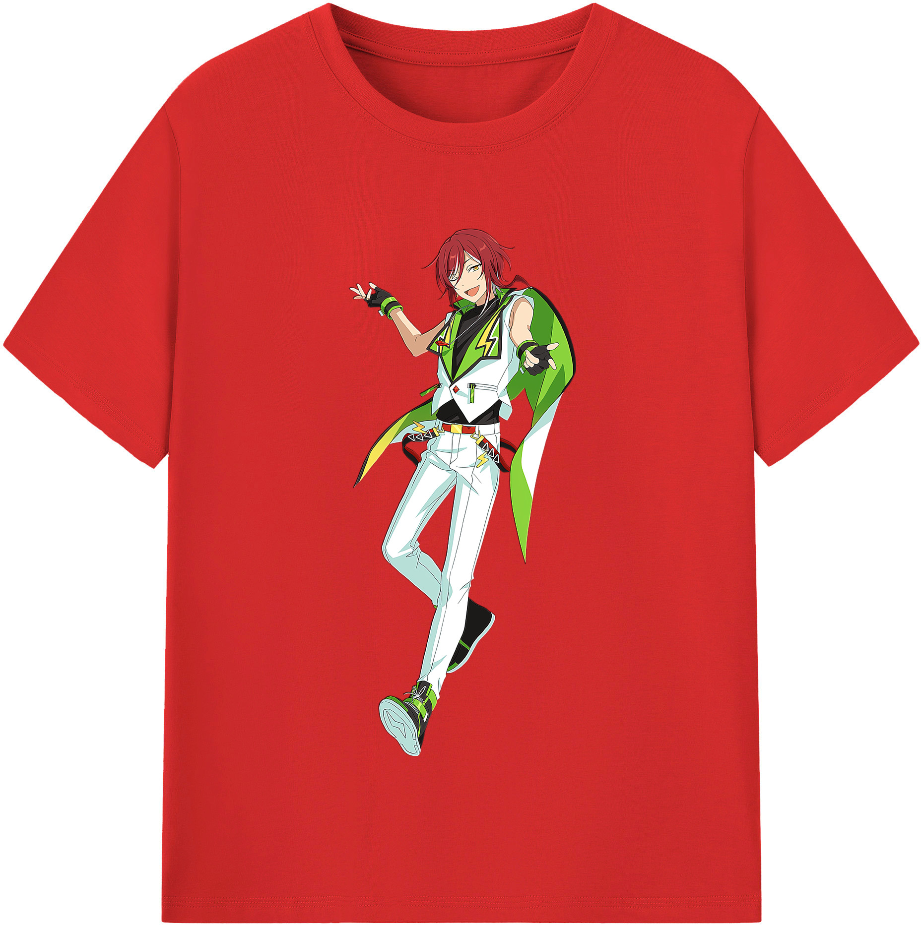 （画像用） あんさんぶるスターズ! Ensemble Stars レディースカジュアルプリントTシャツ（綿100％）