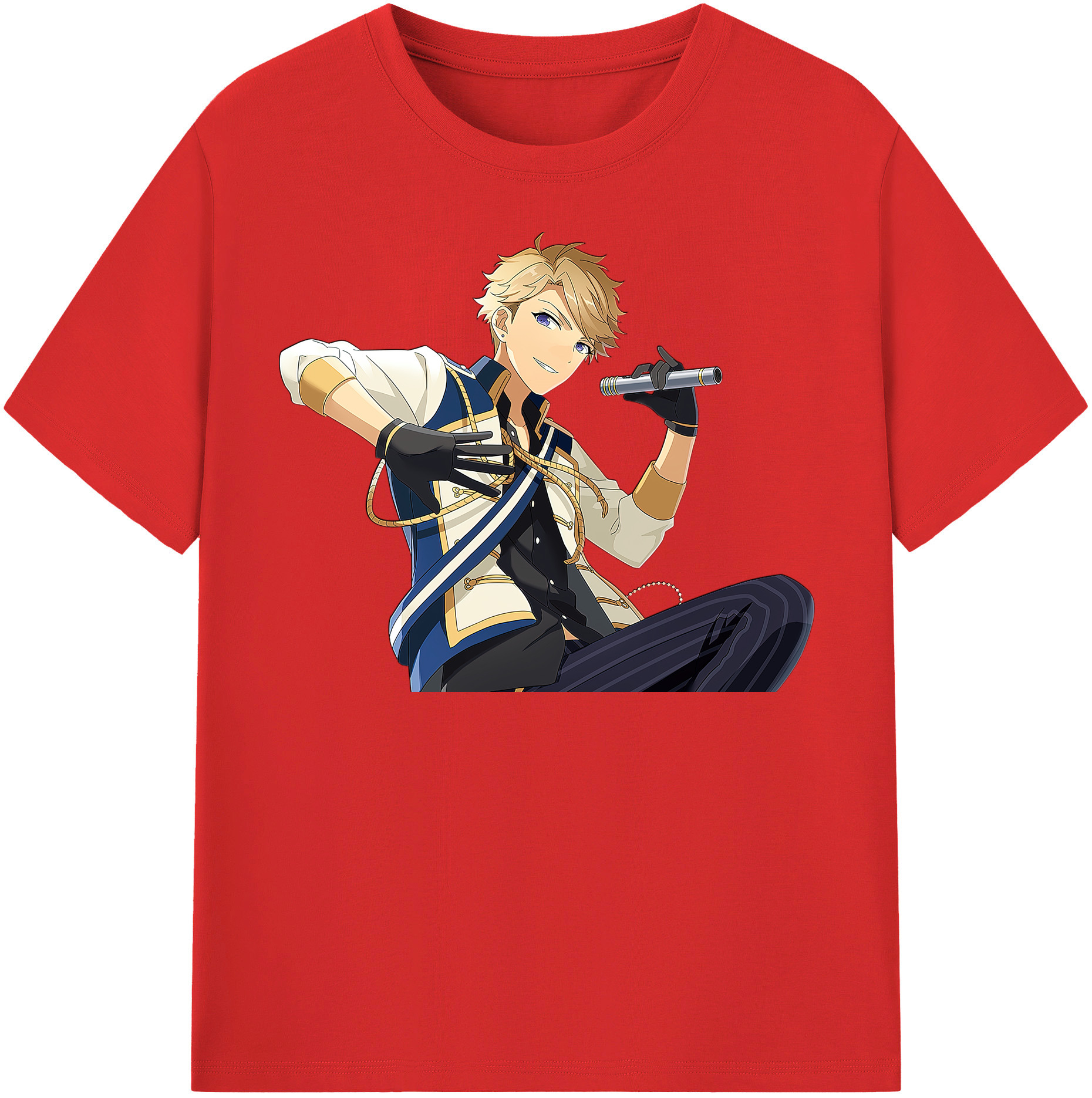 （画像用） あんさんぶるスターズ! Ensemble Stars レディースカジュアルプリントTシャツ（綿100％）