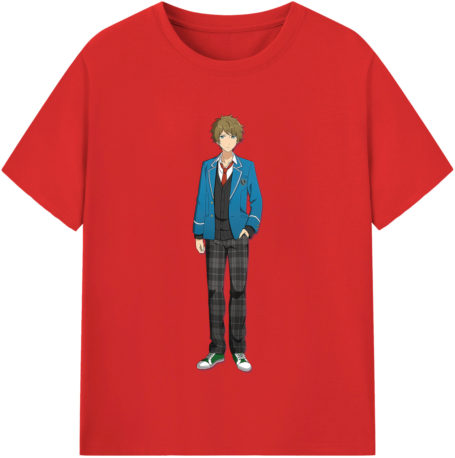 （画像用） あんさんぶるスターズ! Ensemble Stars レディースカジュアルプリントTシャツ（綿100％）