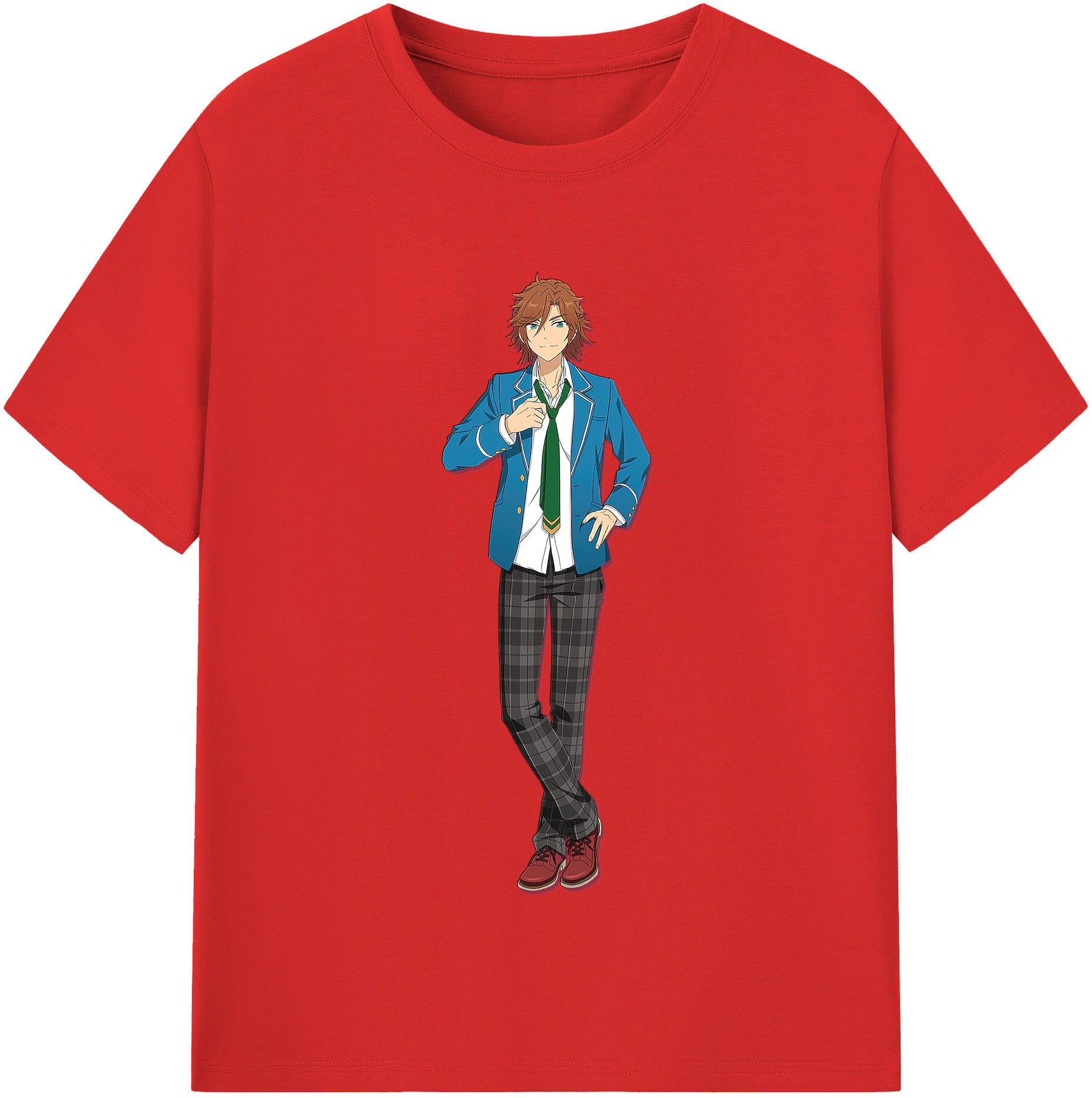 （画像用） あんさんぶるスターズ! Ensemble Stars レディースカジュアルプリントTシャツ（綿100％）