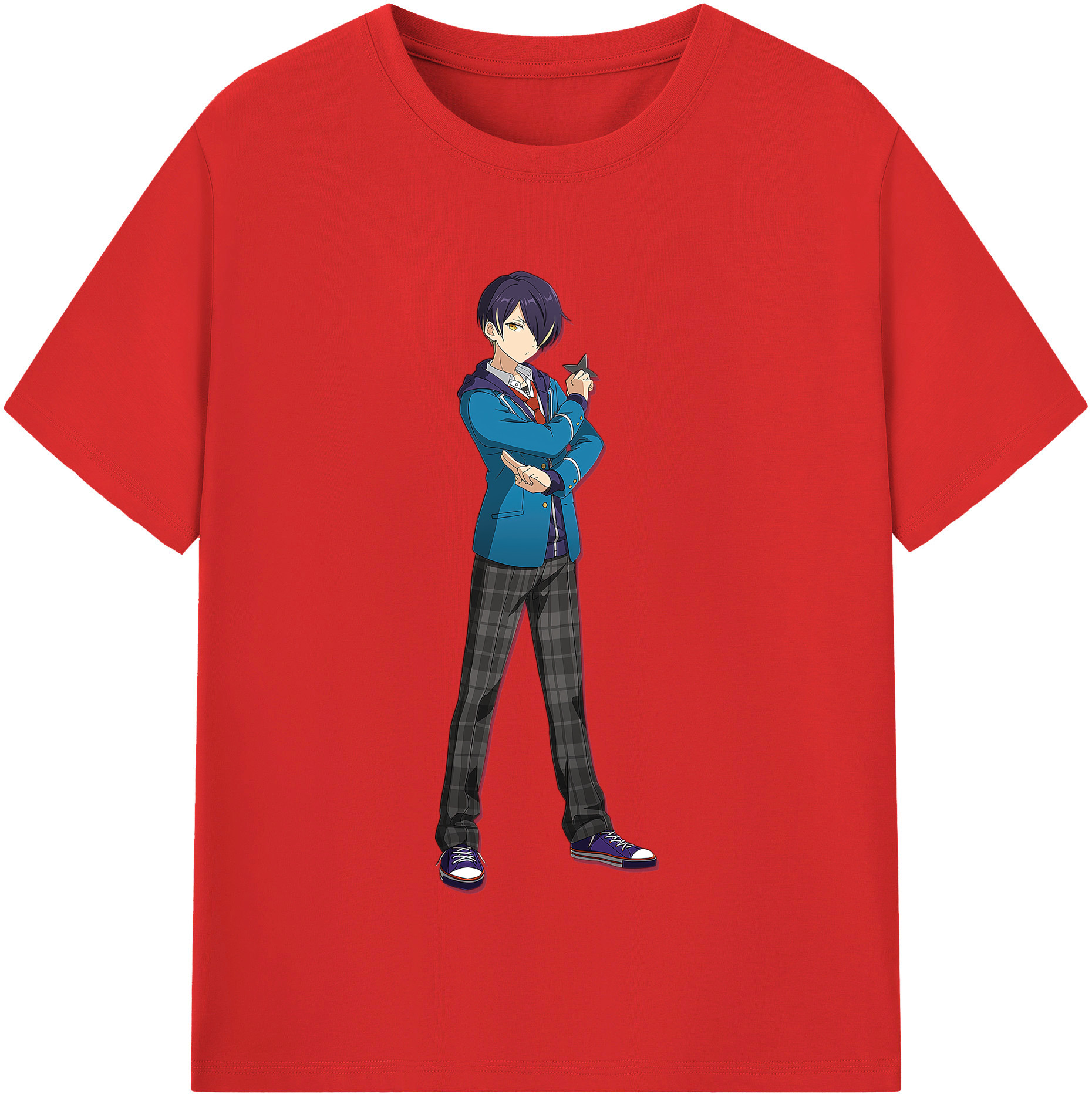 （画像用） あんさんぶるスターズ! Ensemble Stars レディースカジュアルプリントTシャツ（綿100％）