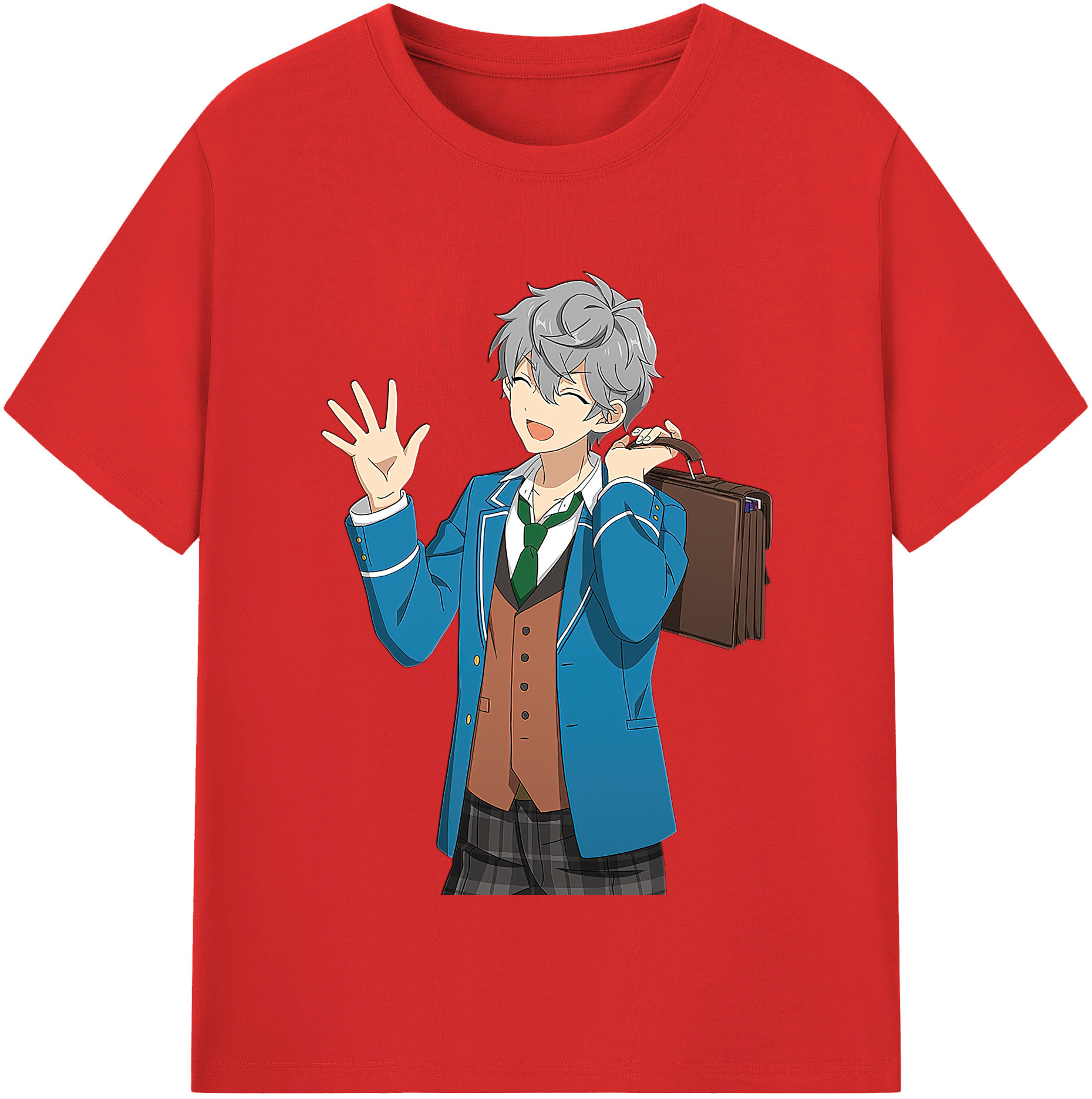 （画像用） あんさんぶるスターズ! Ensemble Stars レディースカジュアルプリントTシャツ（綿100％）