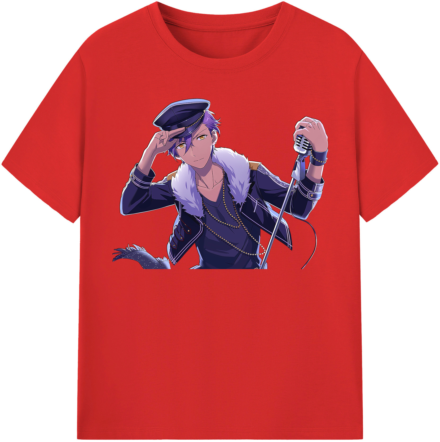 （画像用） あんさんぶるスターズ! Ensemble Stars レディースカジュアルプリントTシャツ（綿100％）