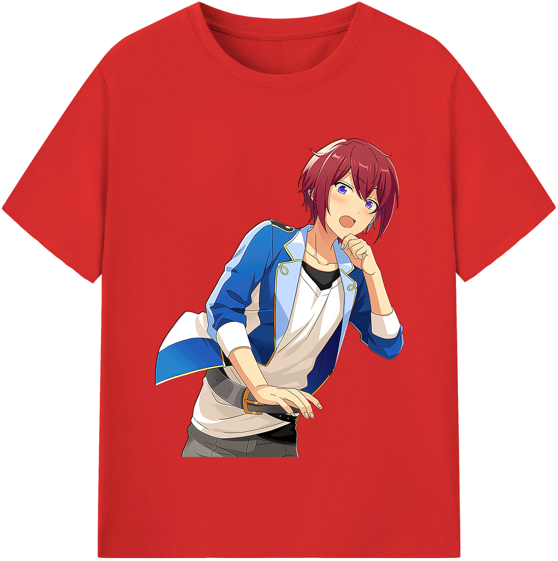 （画像用） あんさんぶるスターズ! Ensemble Stars レディースカジュアルプリントTシャツ（綿100％）