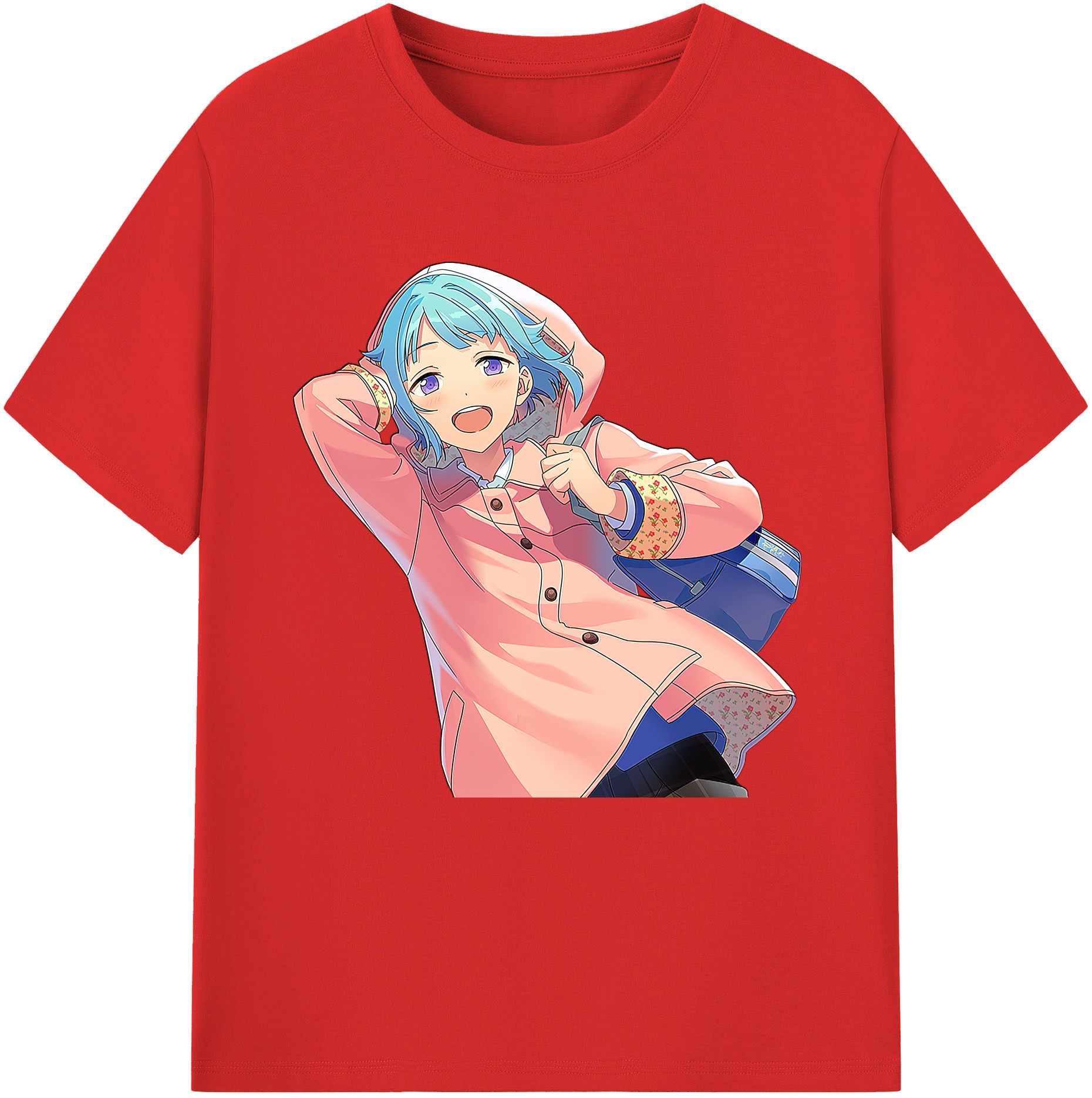 （画像用） あんさんぶるスターズ! Ensemble Stars レディースカジュアルプリントTシャツ（綿100％）