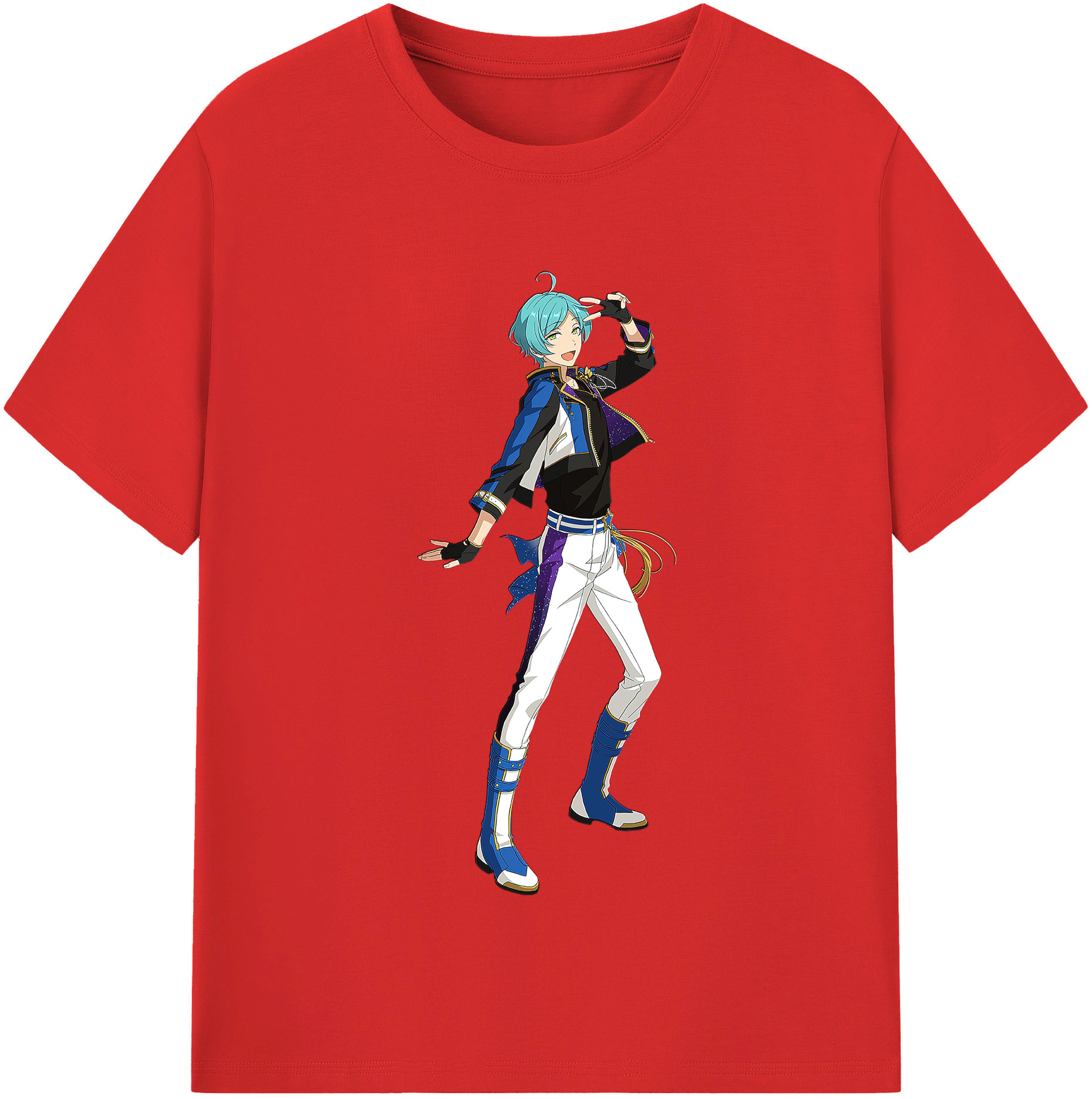 （画像用） あんさんぶるスターズ! Ensemble Stars レディースカジュアルプリントTシャツ（綿100％）