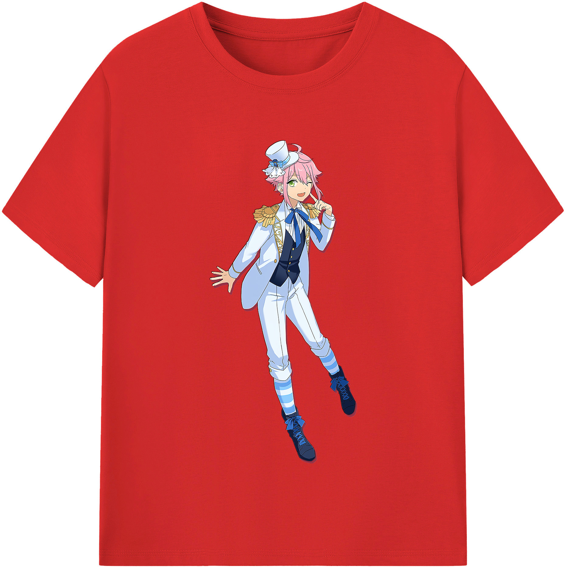 （画像用） あんさんぶるスターズ! Ensemble Stars レディースカジュアルプリントTシャツ（綿100％）