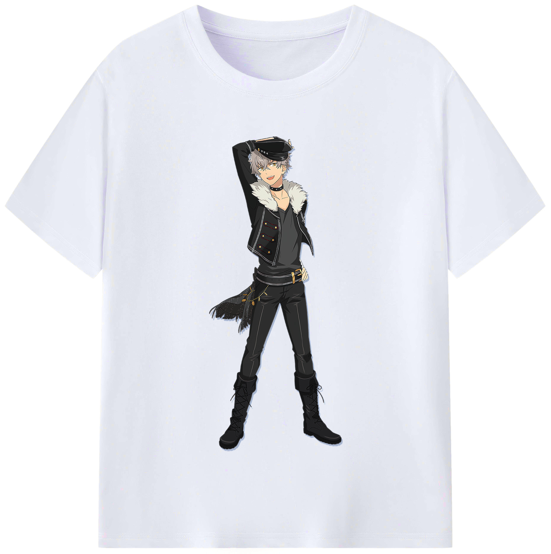 （画像用） あんさんぶるスターズ! Ensemble Stars レディースカジュアルプリントTシャツ（綿100％）