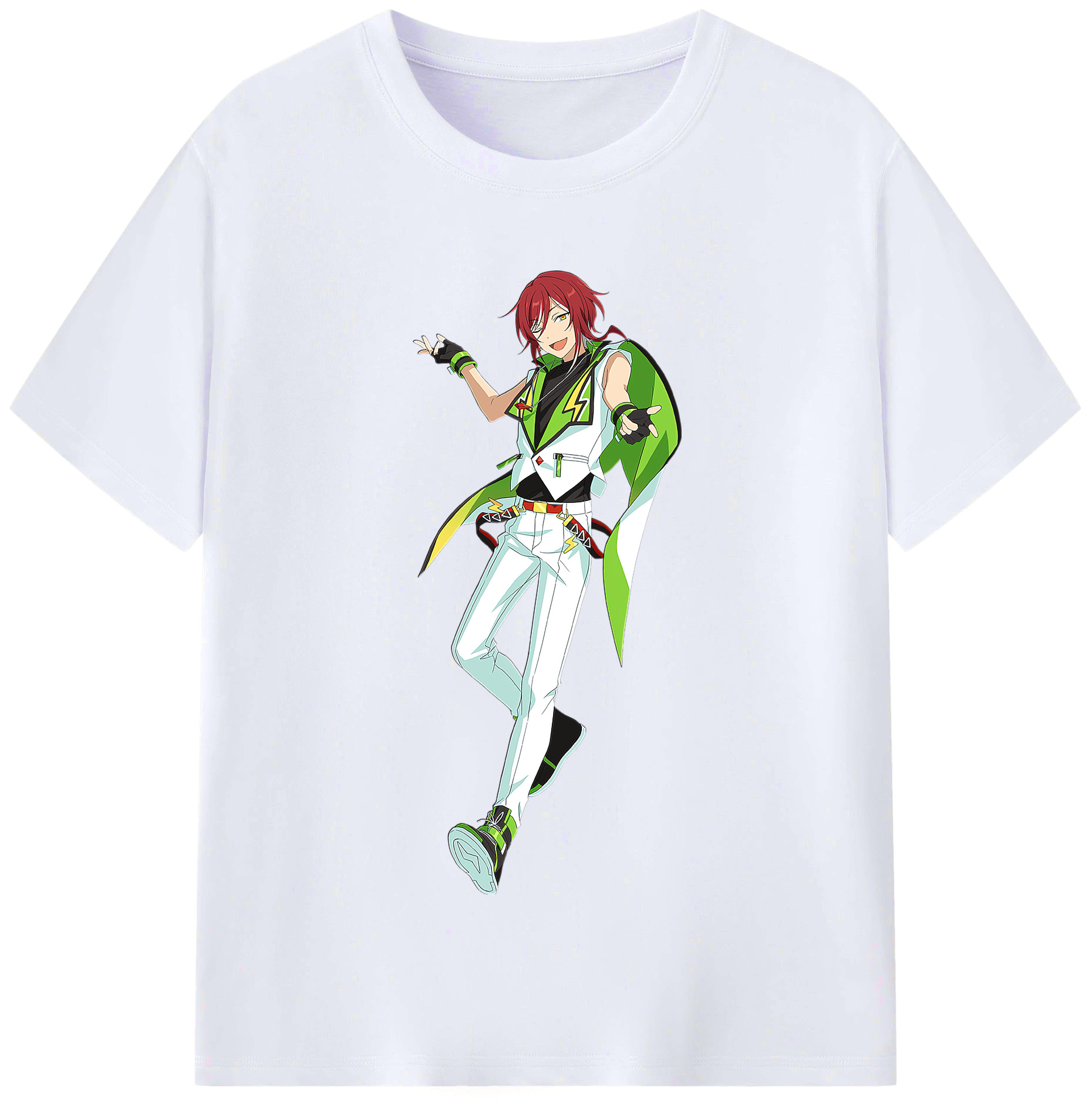 （画像用） あんさんぶるスターズ! Ensemble Stars レディースカジュアルプリントTシャツ（綿100％）