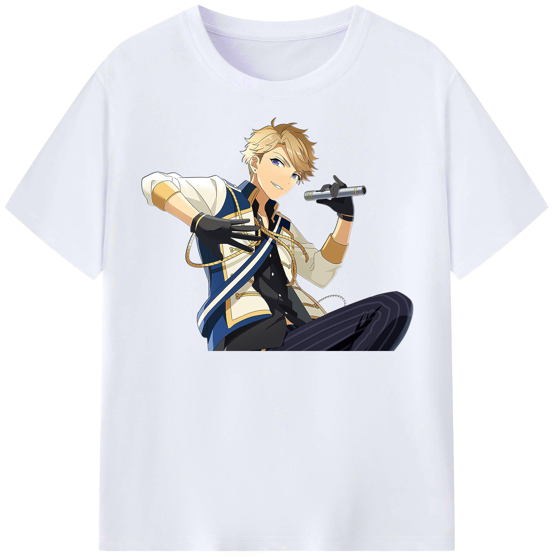 （画像用） あんさんぶるスターズ! Ensemble Stars レディースカジュアルプリントTシャツ（綿100％）