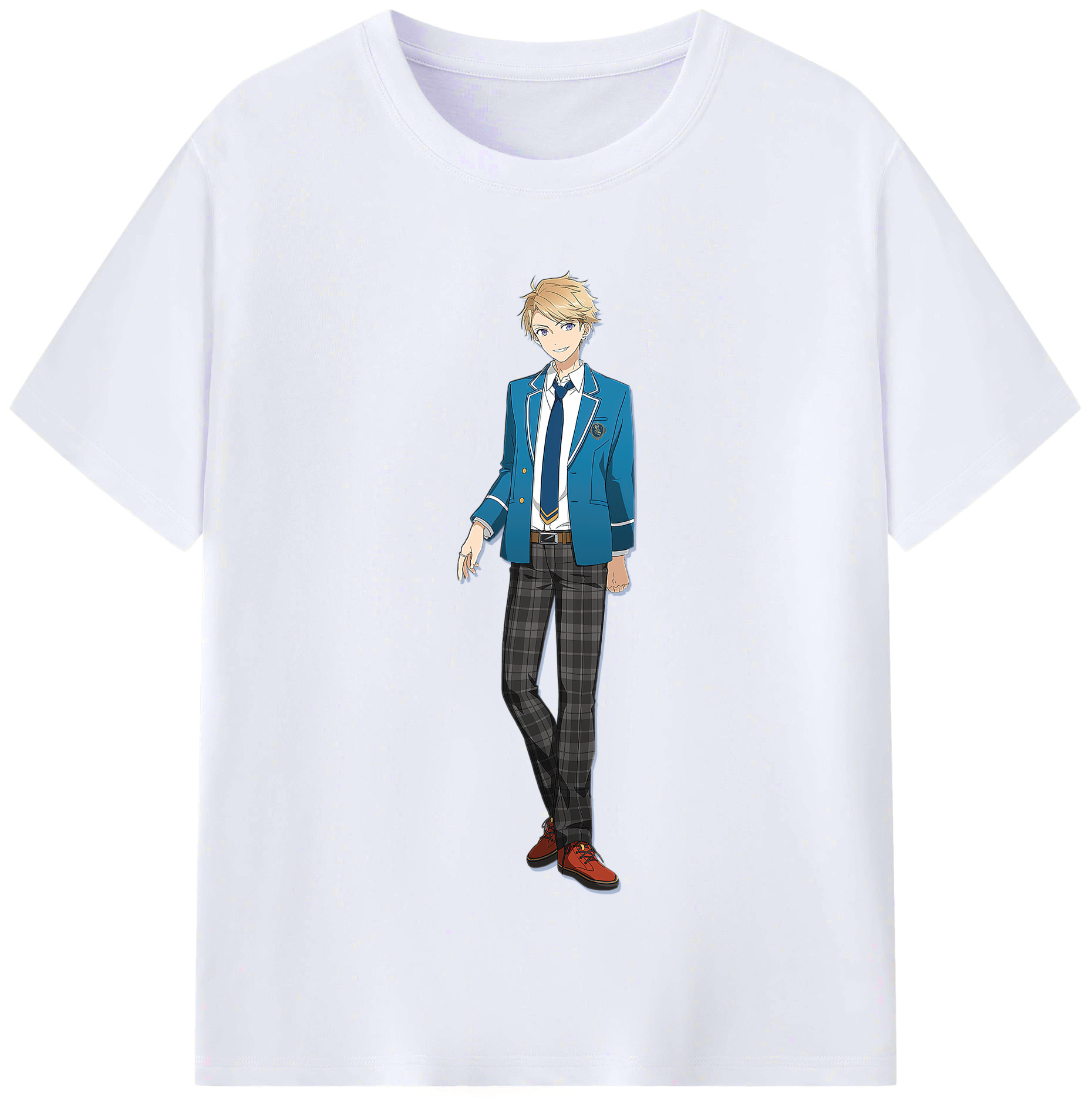 （画像用） あんさんぶるスターズ! Ensemble Stars レディースカジュアルプリントTシャツ（綿100％）