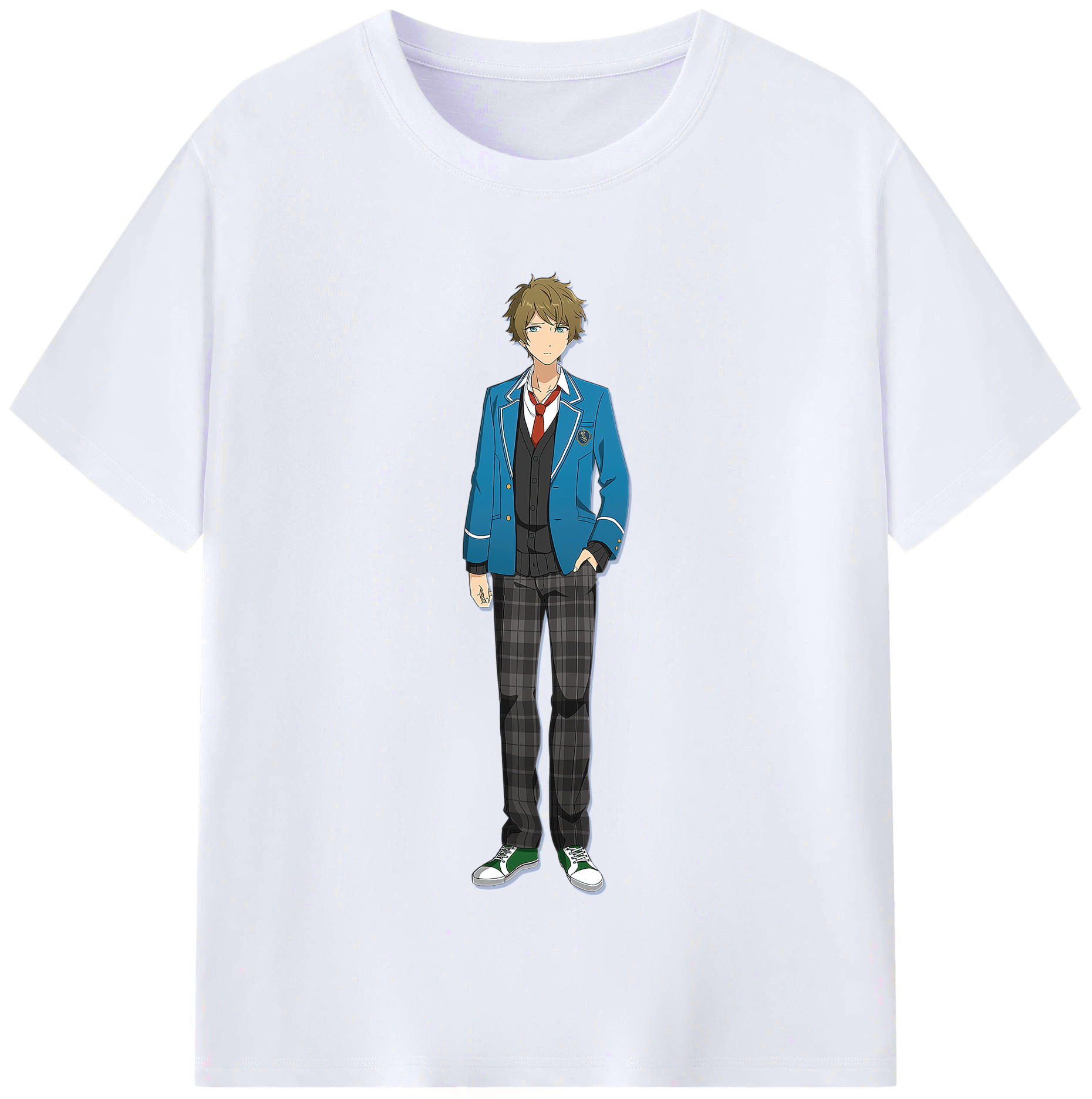 （画像用） あんさんぶるスターズ! Ensemble Stars レディースカジュアルプリントTシャツ（綿100％）