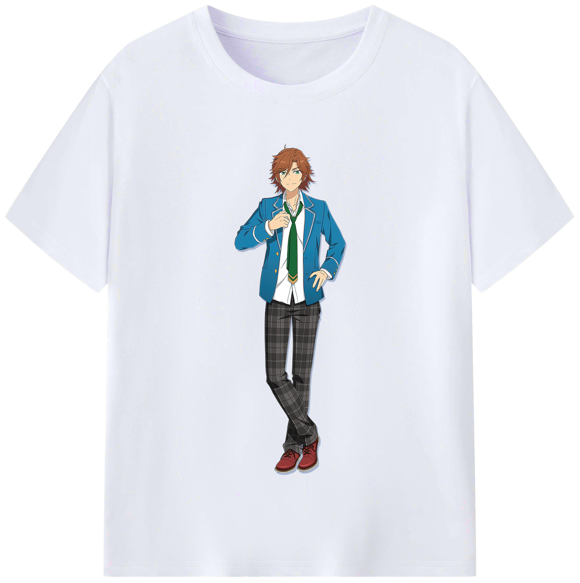 （画像用） あんさんぶるスターズ! Ensemble Stars レディースカジュアルプリントTシャツ（綿100％）