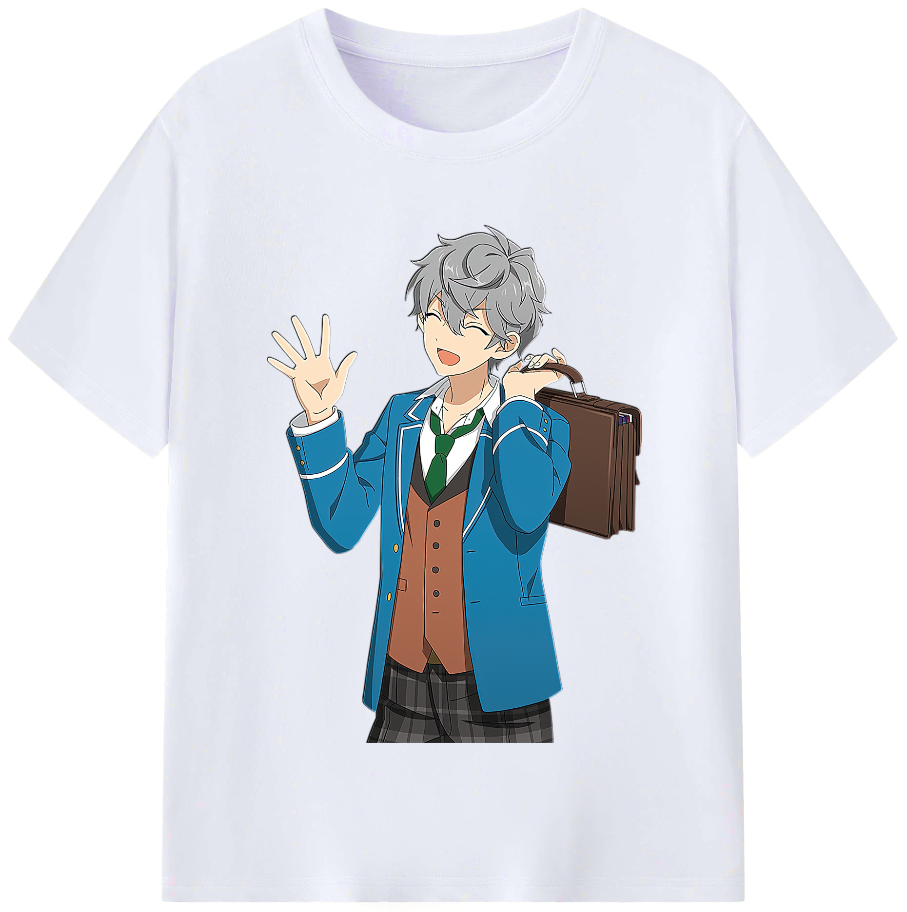（画像用） あんさんぶるスターズ! Ensemble Stars レディースカジュアルプリントTシャツ（綿100％）