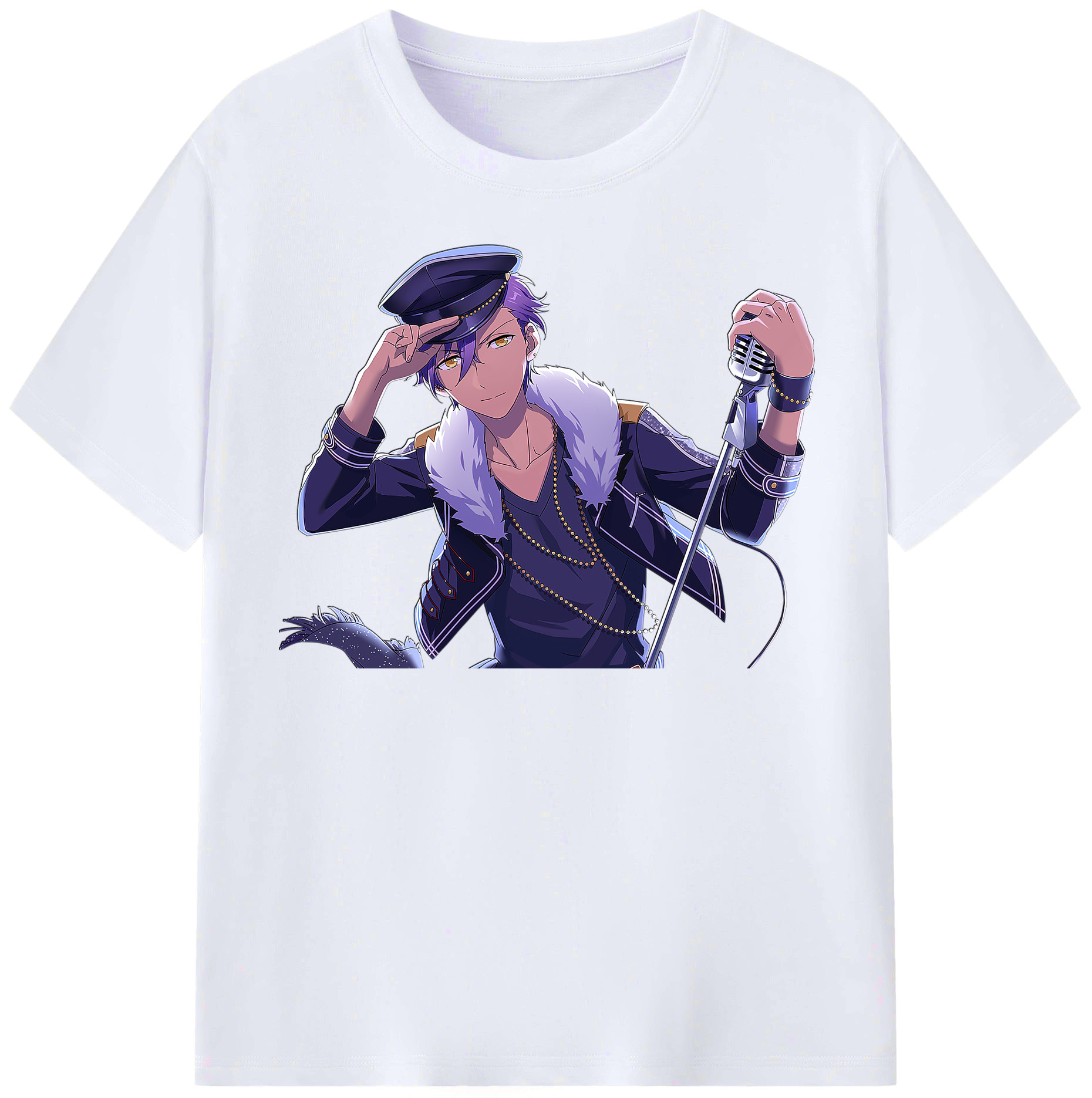 （画像用） あんさんぶるスターズ! Ensemble Stars レディースカジュアルプリントTシャツ（綿100％）