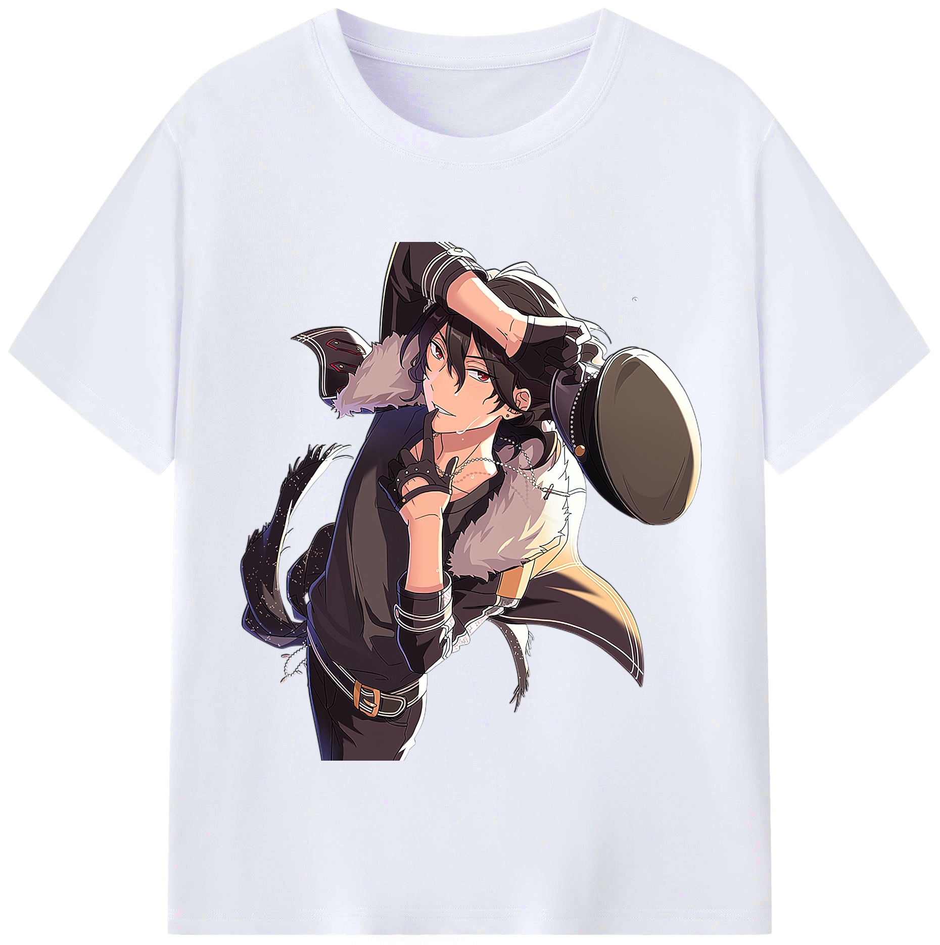 （画像用） あんさんぶるスターズ! Ensemble Stars レディースカジュアルプリントTシャツ（綿100％）