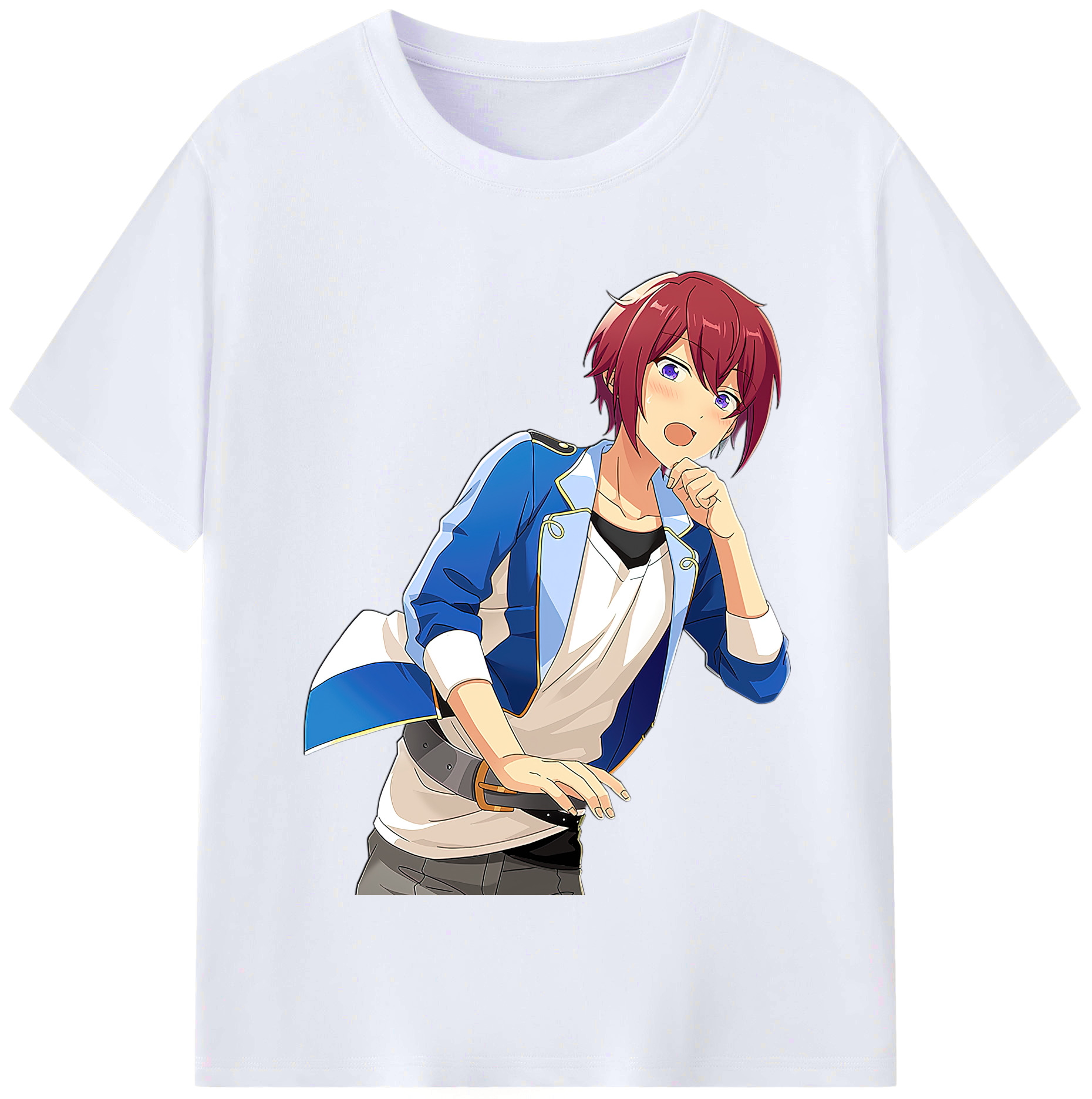 （画像用） あんさんぶるスターズ! Ensemble Stars レディースカジュアルプリントTシャツ（綿100％）