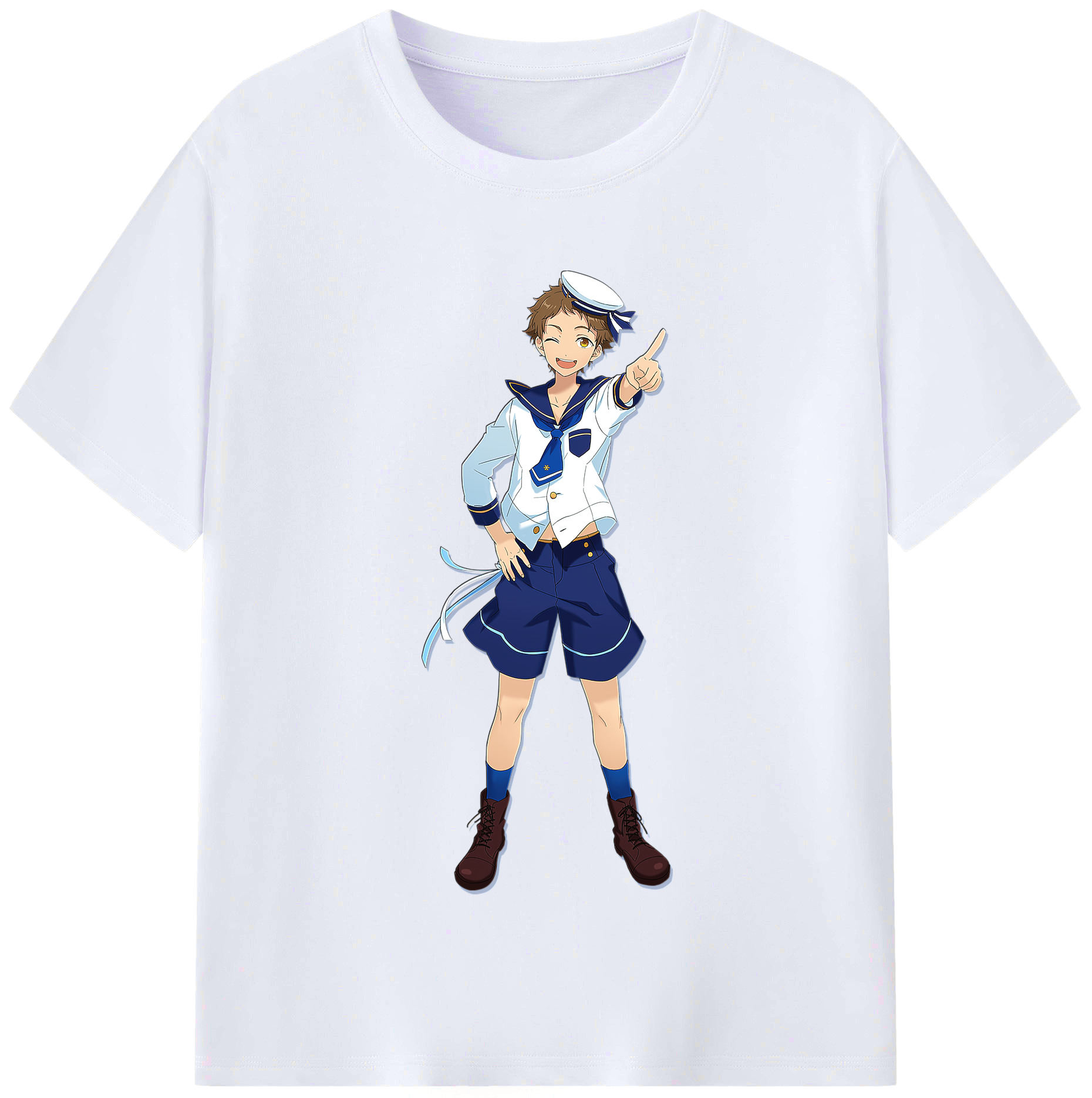 （画像用） あんさんぶるスターズ! Ensemble Stars レディースカジュアルプリントTシャツ（綿100％）
