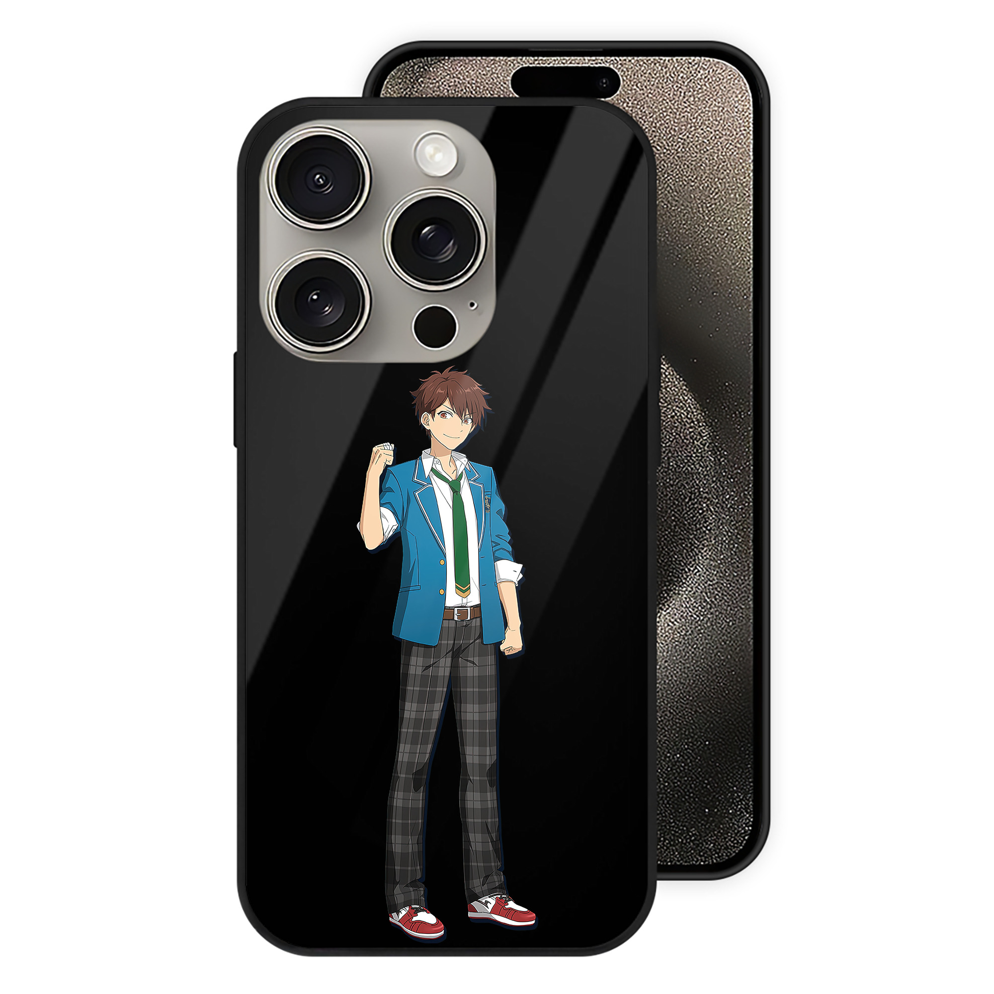（画像用） あんさんぶるスターズ! Ensemble Stars 【iPhone15Pro対応】スマホケース 耐衝撃＆黄変防止 背面ガラス