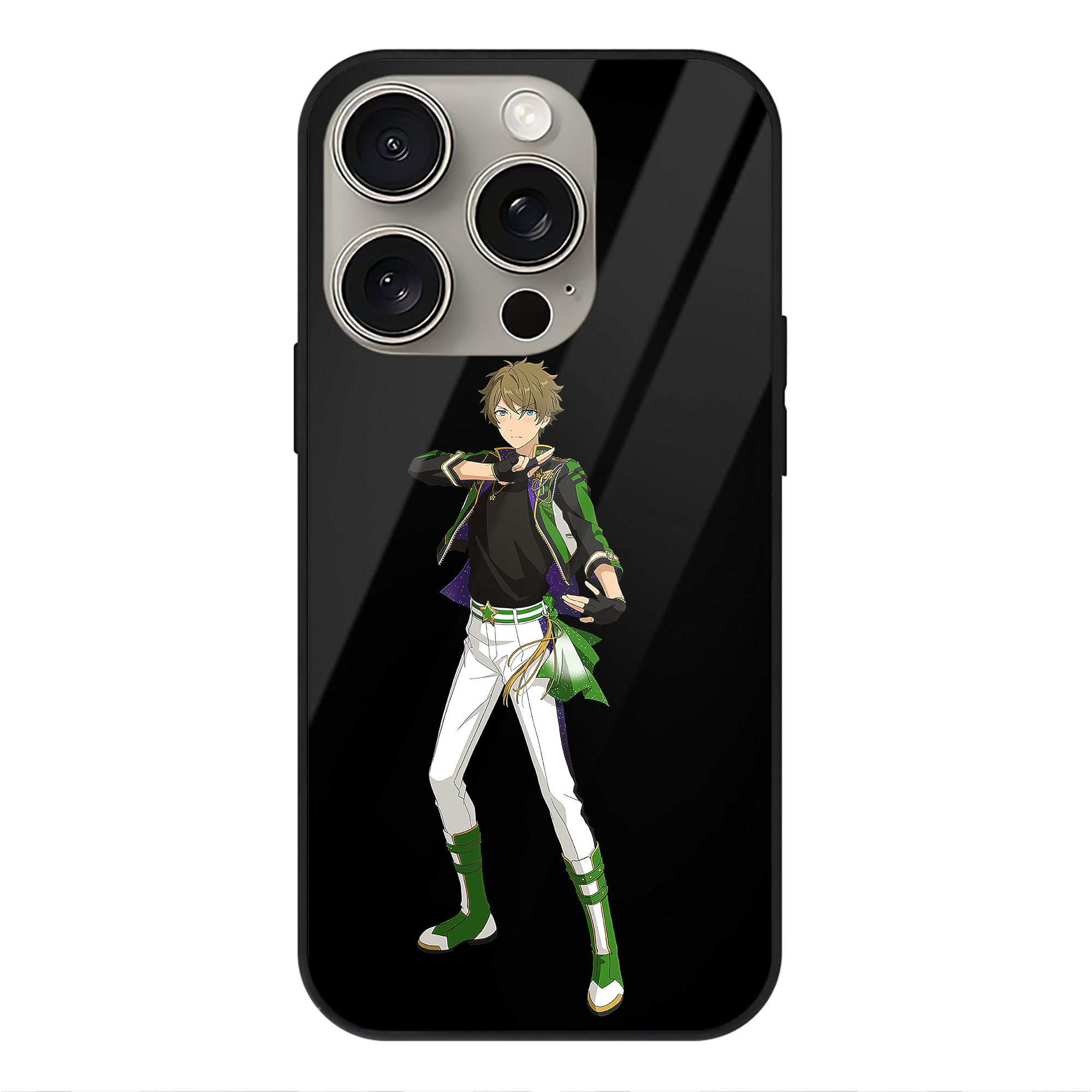 （画像用） あんさんぶるスターズ! Ensemble Stars 【iPhone15Pro対応】スマホケース 耐衝撃＆黄変防止 背面ガラス