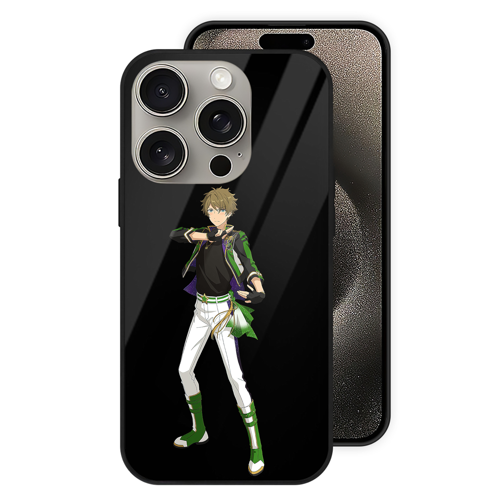 （画像用） あんさんぶるスターズ! Ensemble Stars 【iPhone15Pro対応】スマホケース 耐衝撃＆黄変防止 背面ガラス