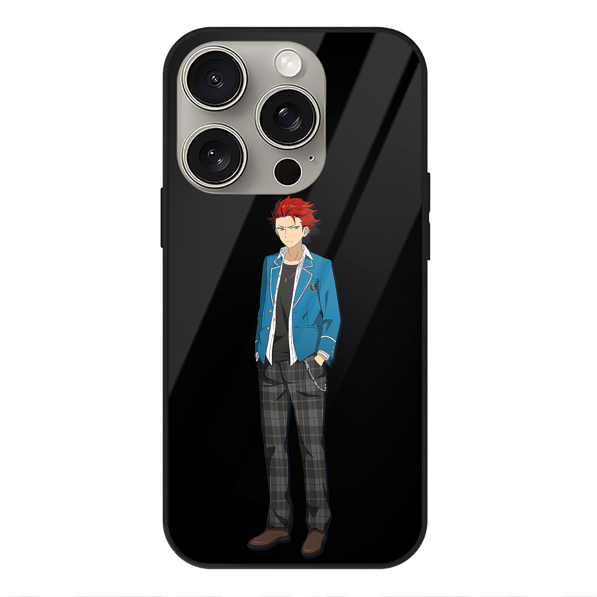 （画像用） あんさんぶるスターズ! Ensemble Stars 【iPhone15Pro対応】スマホケース 耐衝撃＆黄変防止 背面ガラス