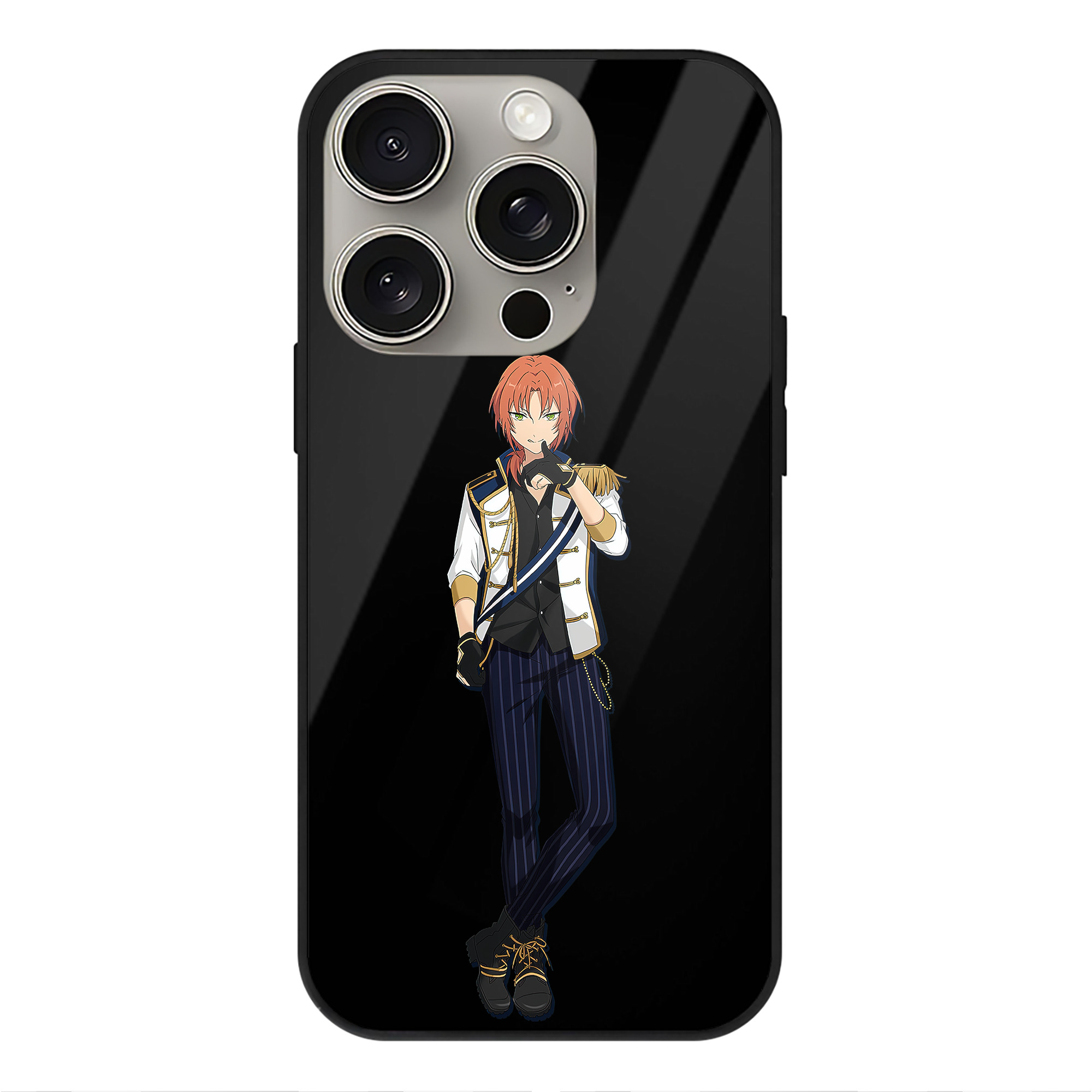 （画像用） あんさんぶるスターズ! Ensemble Stars 【iPhone15Pro対応】スマホケース 耐衝撃＆黄変防止 背面ガラス