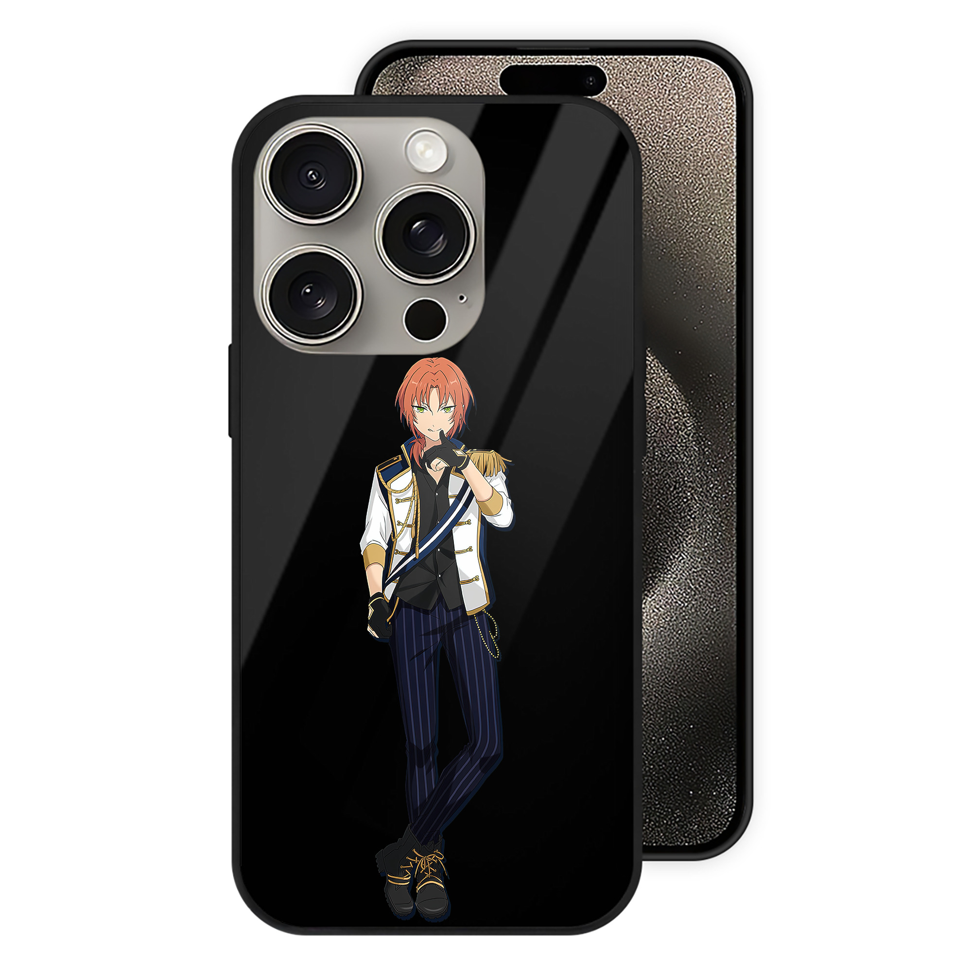 （画像用） あんさんぶるスターズ! Ensemble Stars 【iPhone15Pro対応】スマホケース 耐衝撃＆黄変防止 背面ガラス
