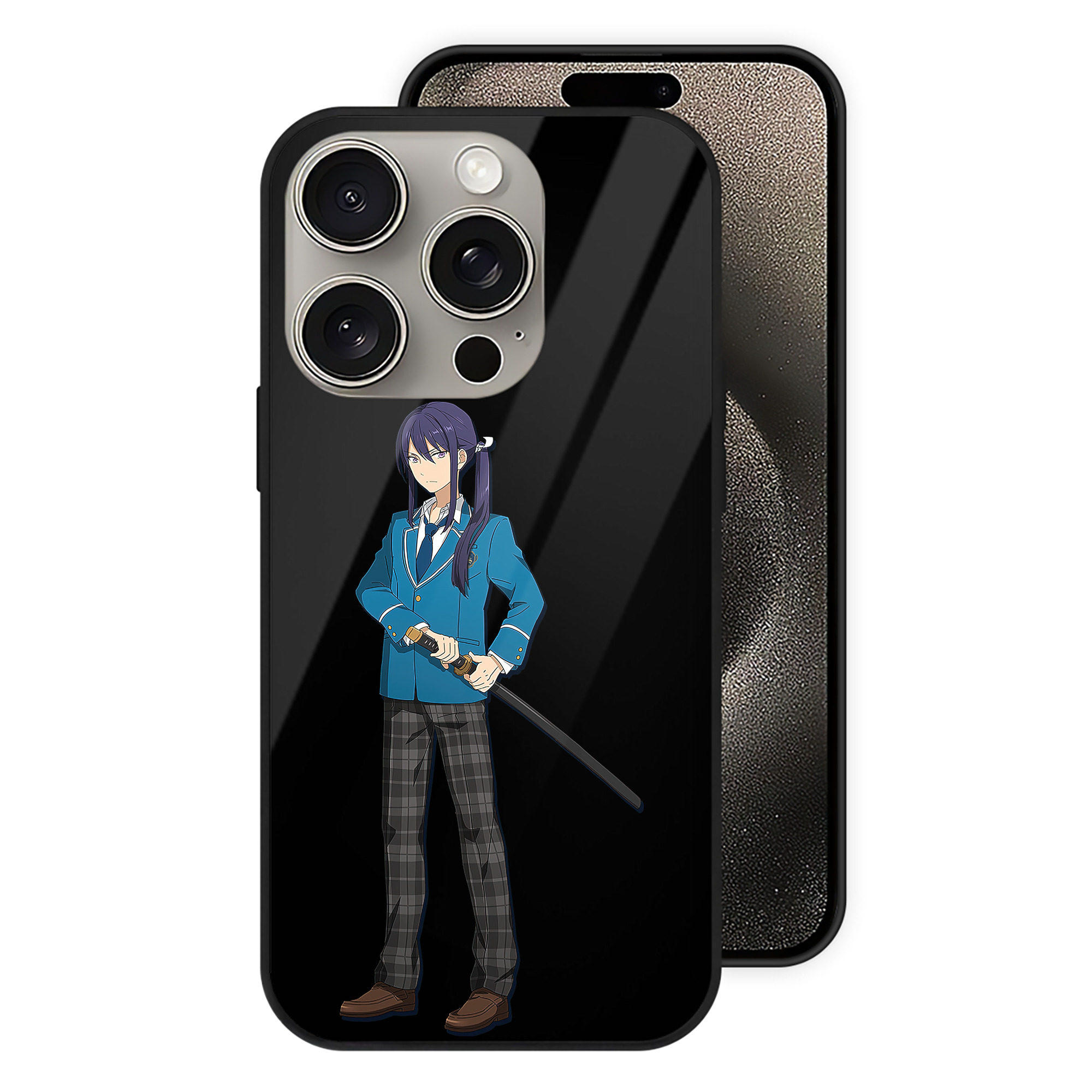（画像用） あんさんぶるスターズ! Ensemble Stars 【iPhone15Pro対応】スマホケース 耐衝撃＆黄変防止 背面ガラス