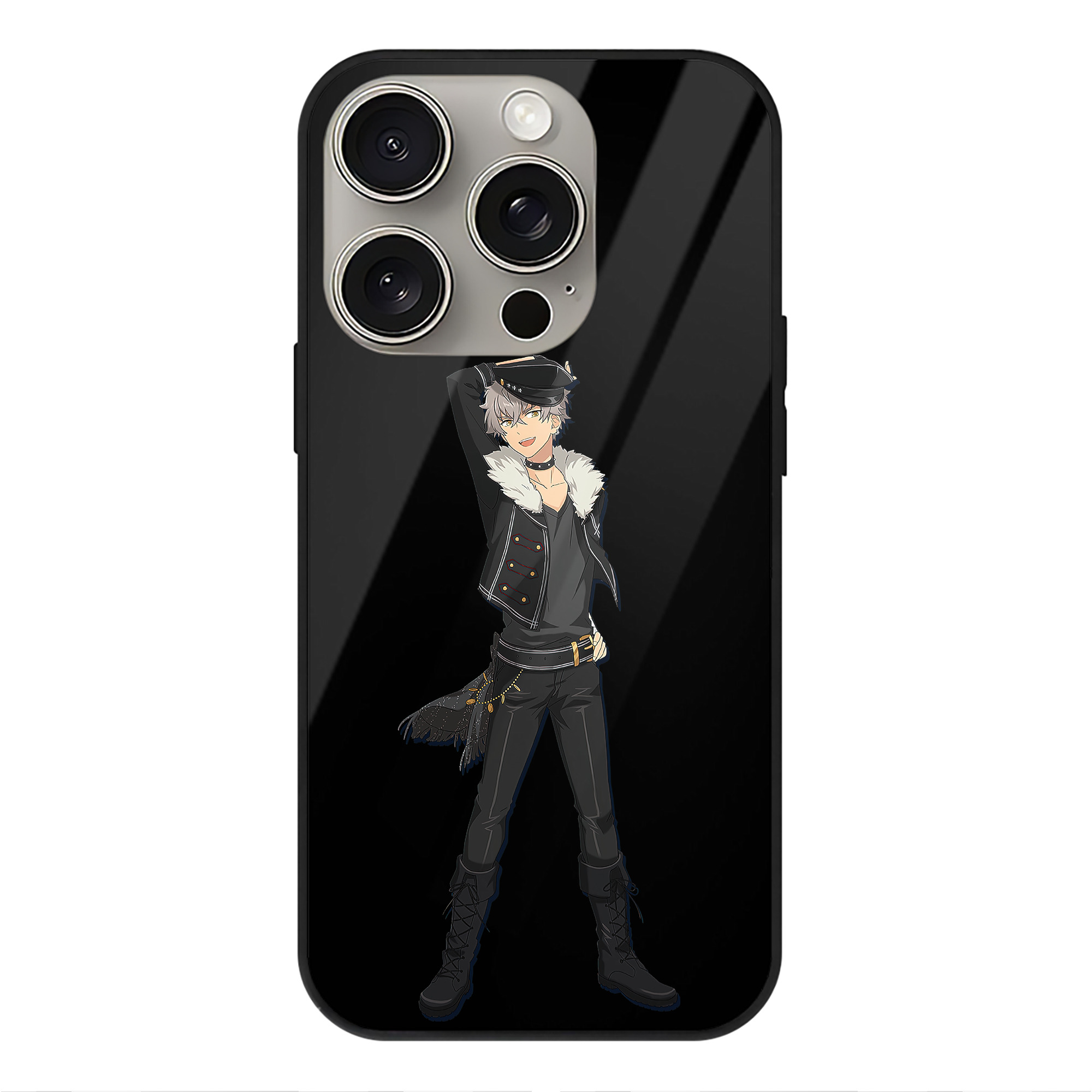 （画像用） あんさんぶるスターズ! Ensemble Stars 【iPhone15Pro対応】スマホケース 耐衝撃＆黄変防止 背面ガラス