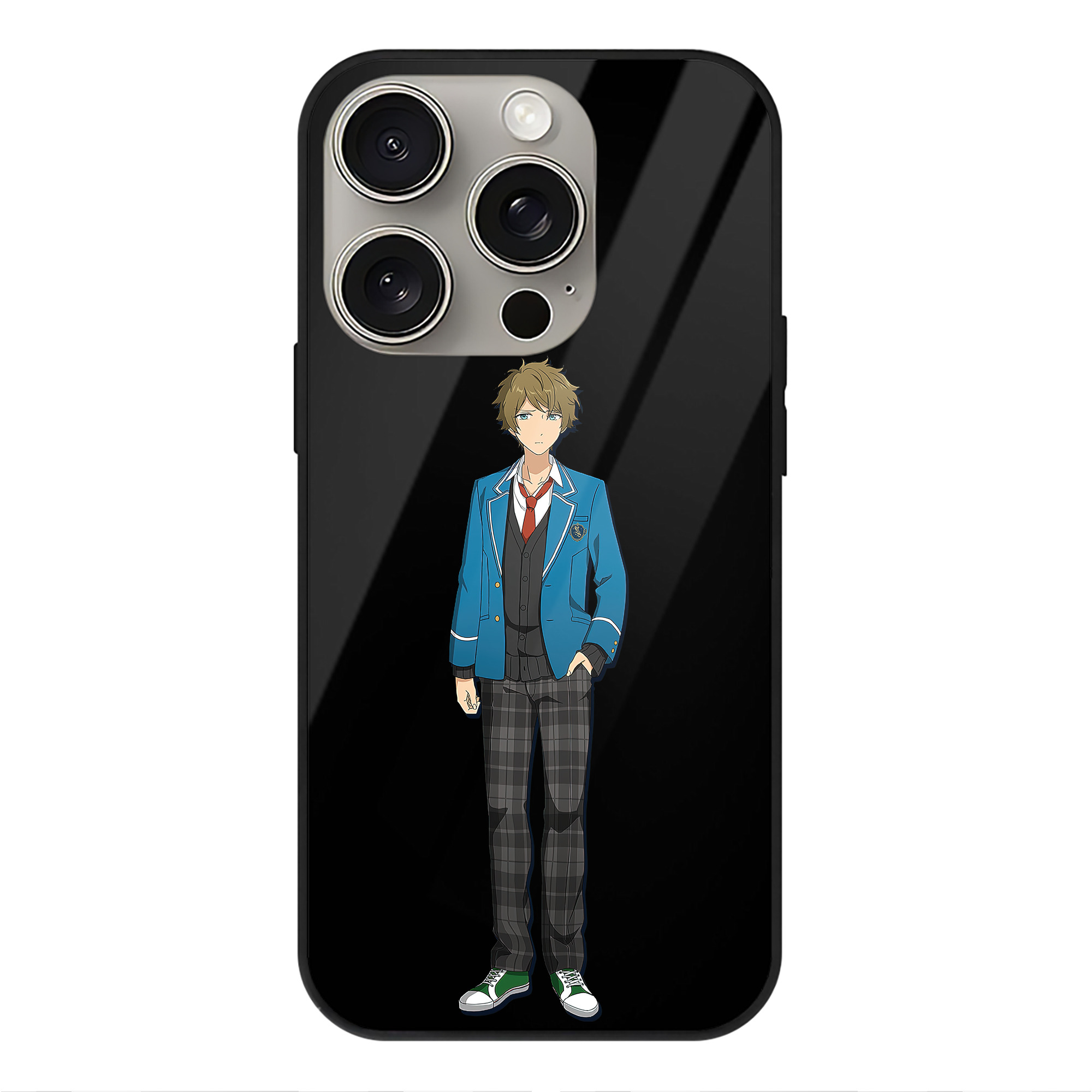 （画像用） あんさんぶるスターズ! Ensemble Stars 【iPhone15Pro対応】スマホケース 耐衝撃＆黄変防止 背面ガラス